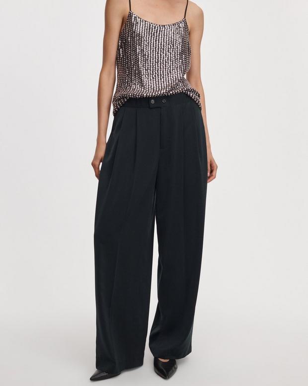 Rag & Bone Shania Foldover Satin Pant