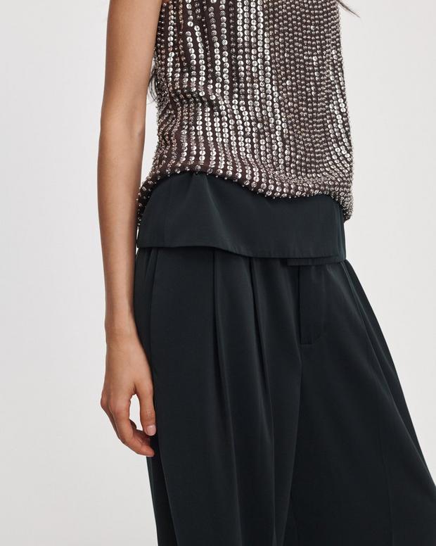 Rag & Bone Shania Foldover Satin Pant