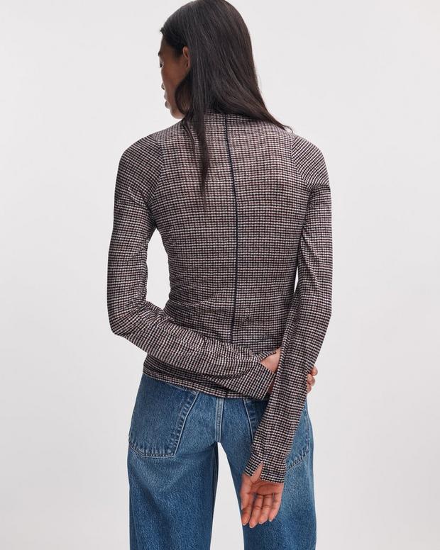 Rag & Bone Shaw Jersey Turtleneck