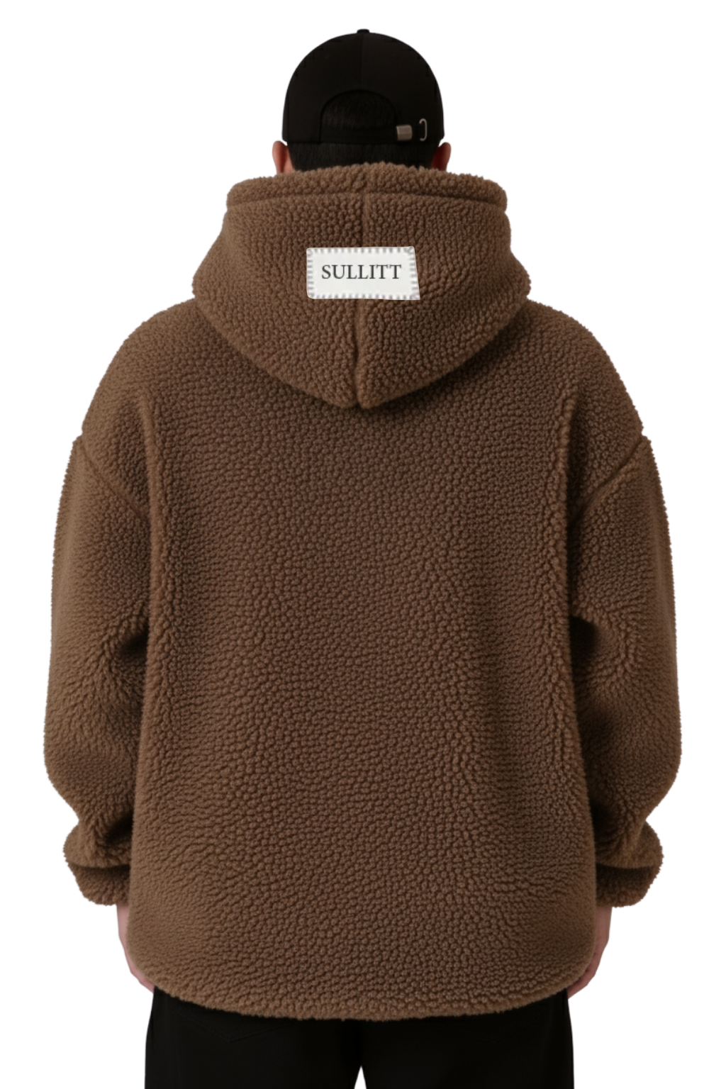 Sherpa Brown Furr oversized hoodie