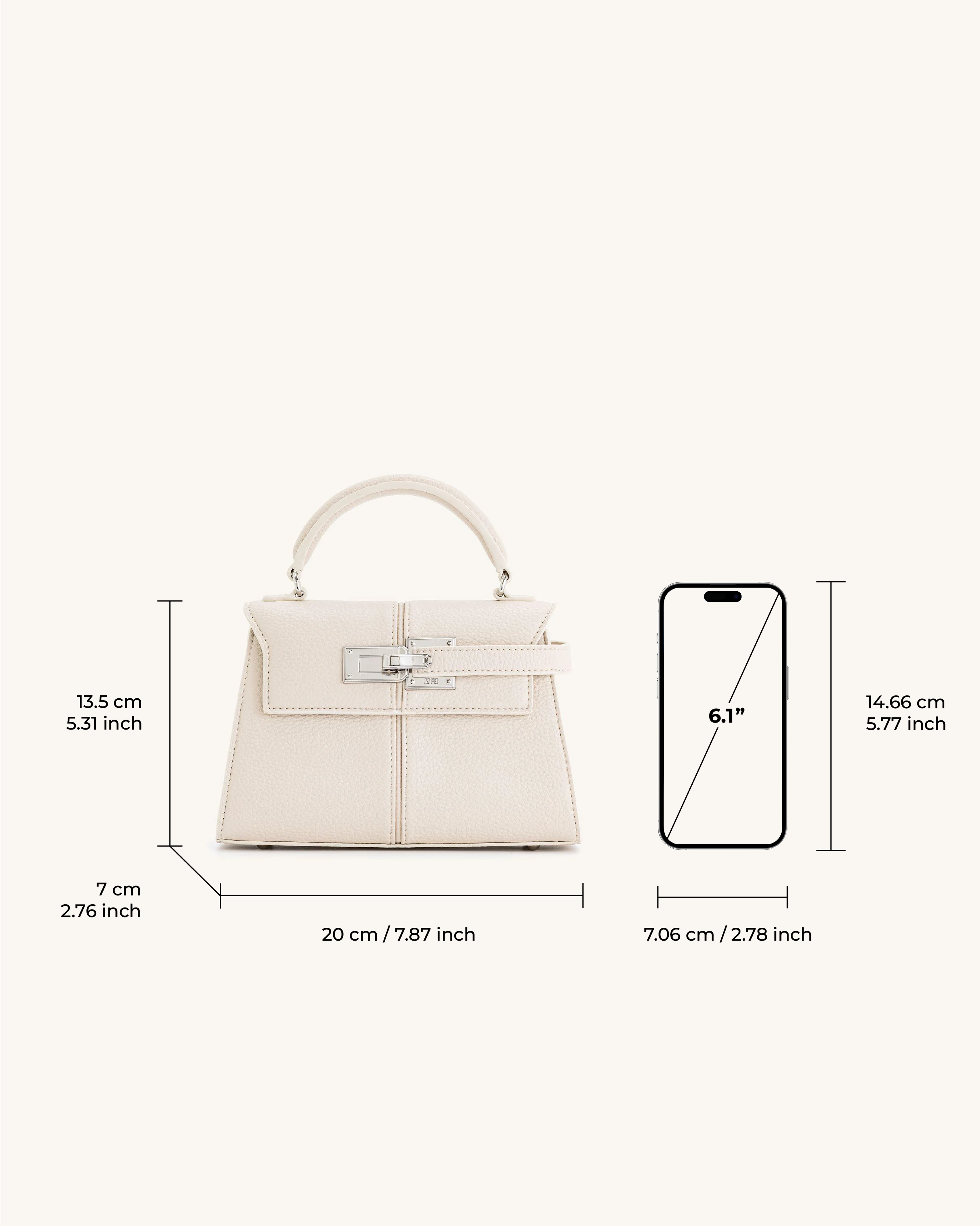 Jw Pei Elise Top Handle Bag White