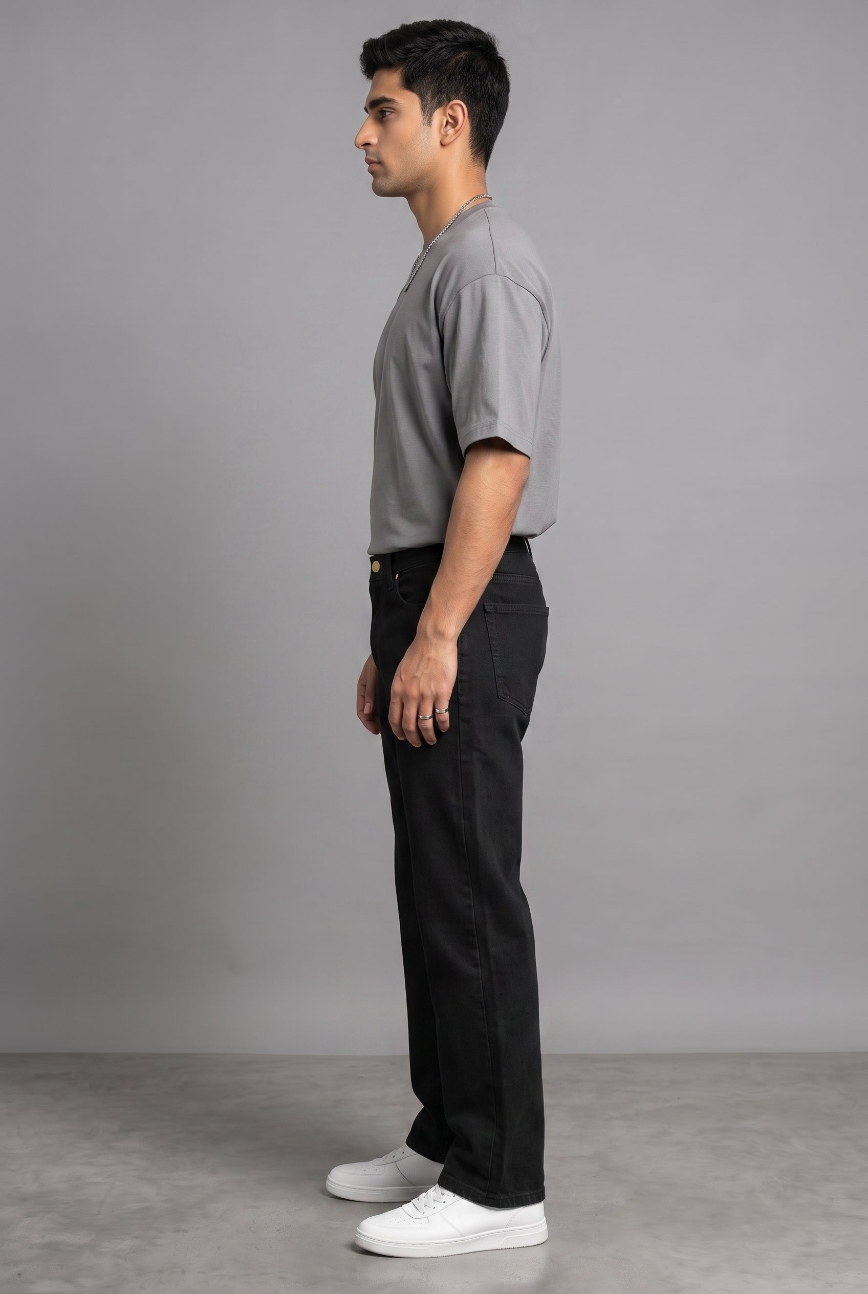 CLASSIC BLACK DENIM MEN'S JEANS
