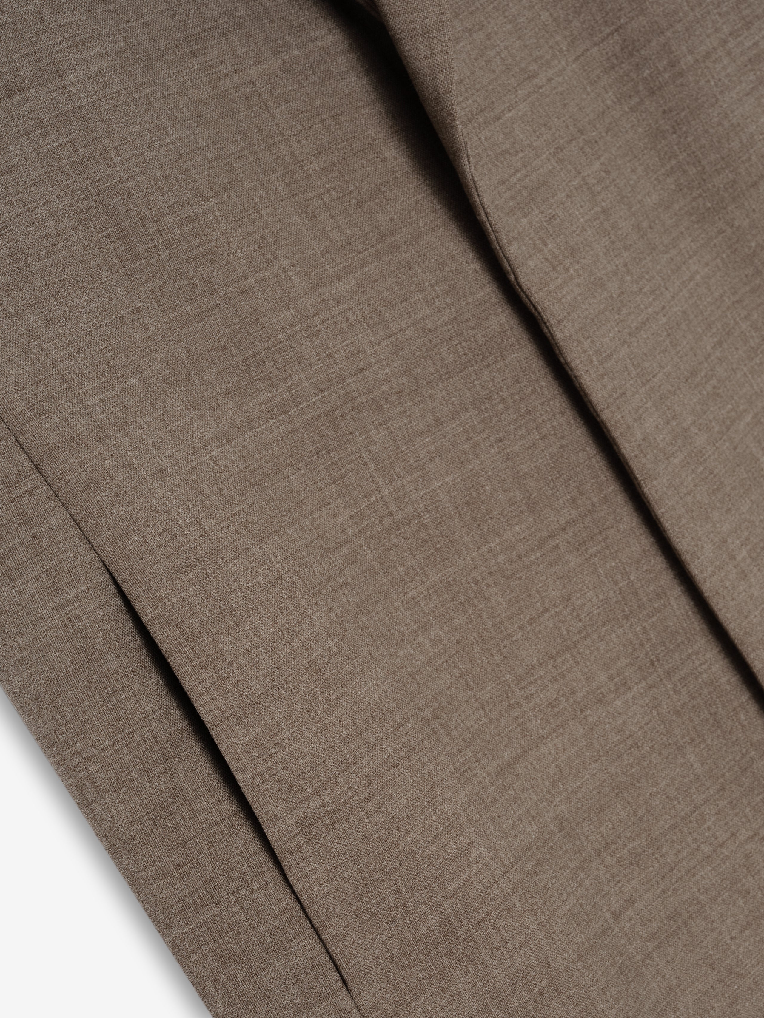 Essentials High Twist Wool Single Breasted Blazer Dune Pearl