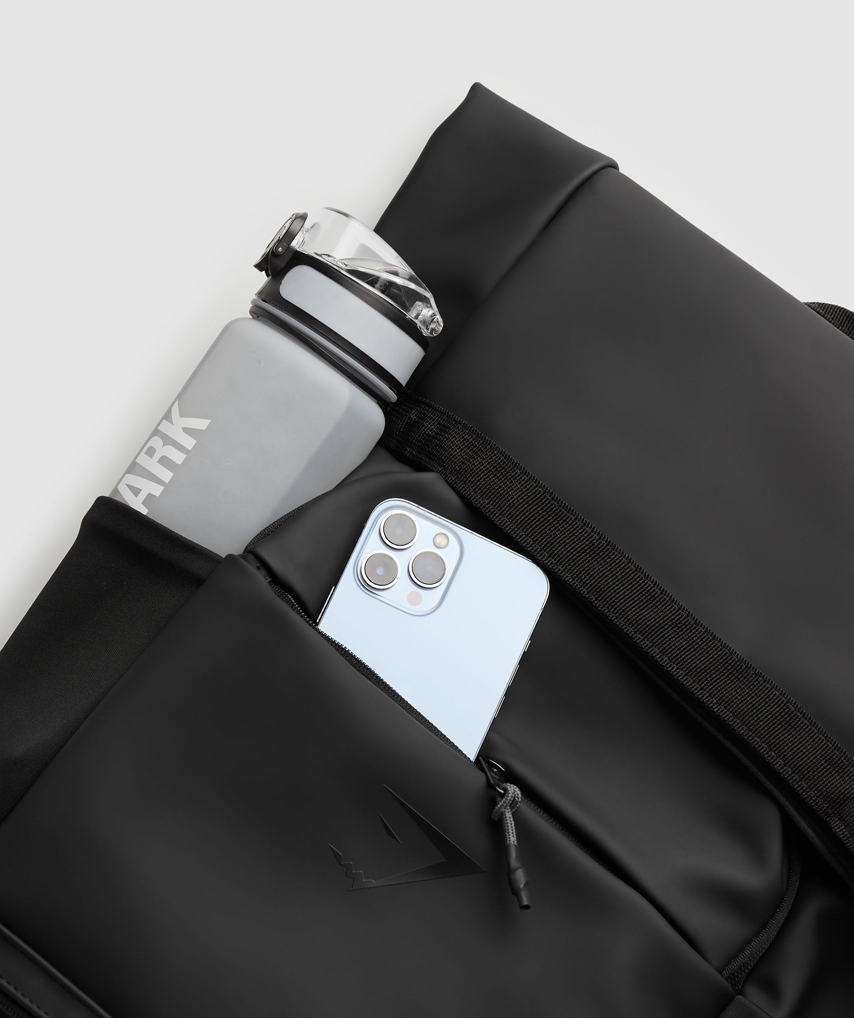 Gymshark Sleek Backpack Roll Top Black