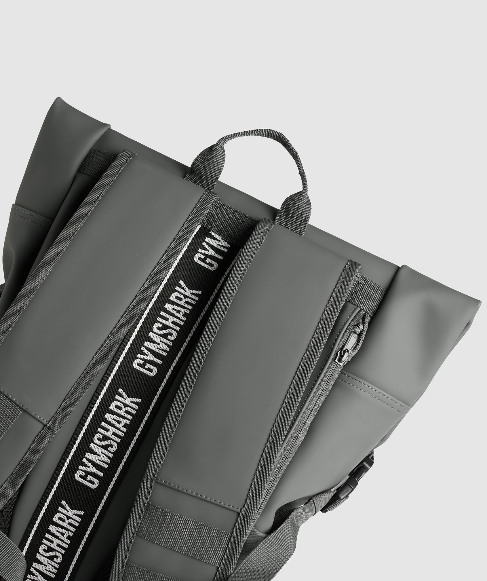 Gymshark Sleek Backpack Roll Top Graphite Grey
