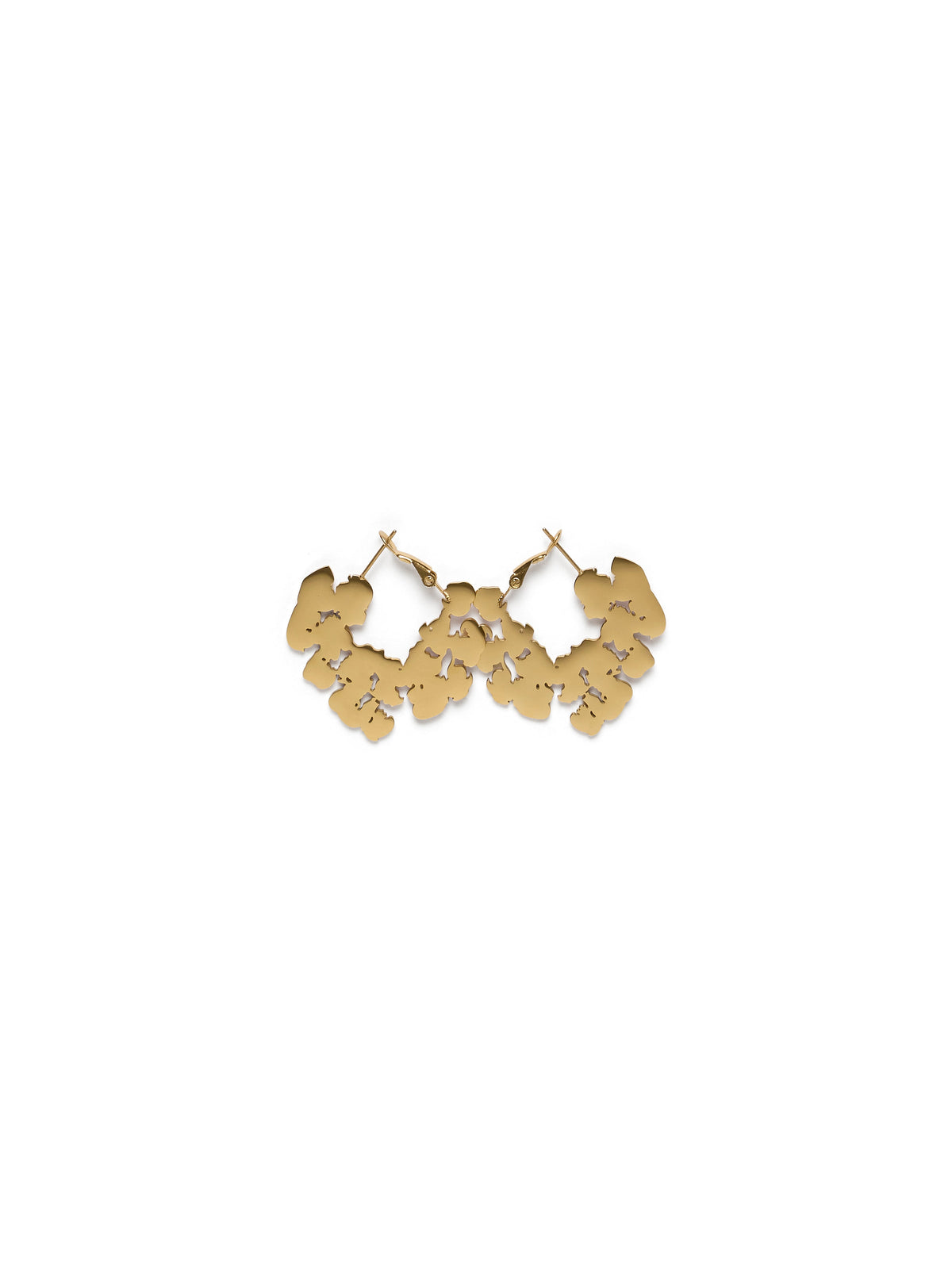 Denim Tears Cotton Wreath Door Knocker Earrings Small