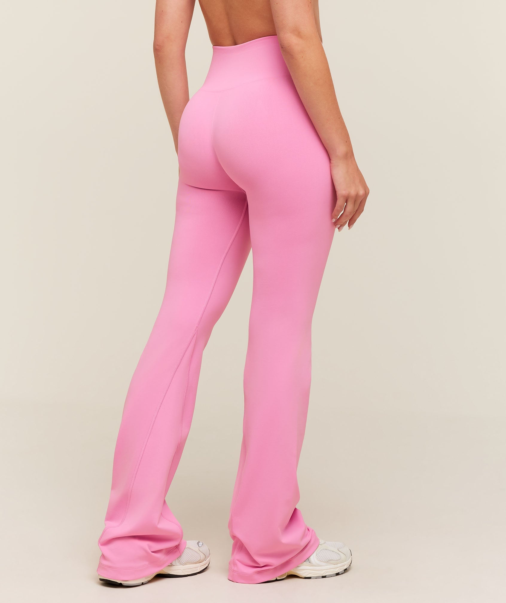 Women's Gymshark Soft Sculpt Flared Leggings Focus Pink