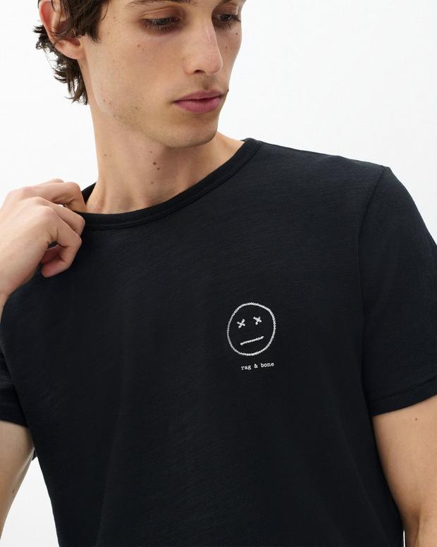 Rag & Bone Sour Face Embroidered Tee