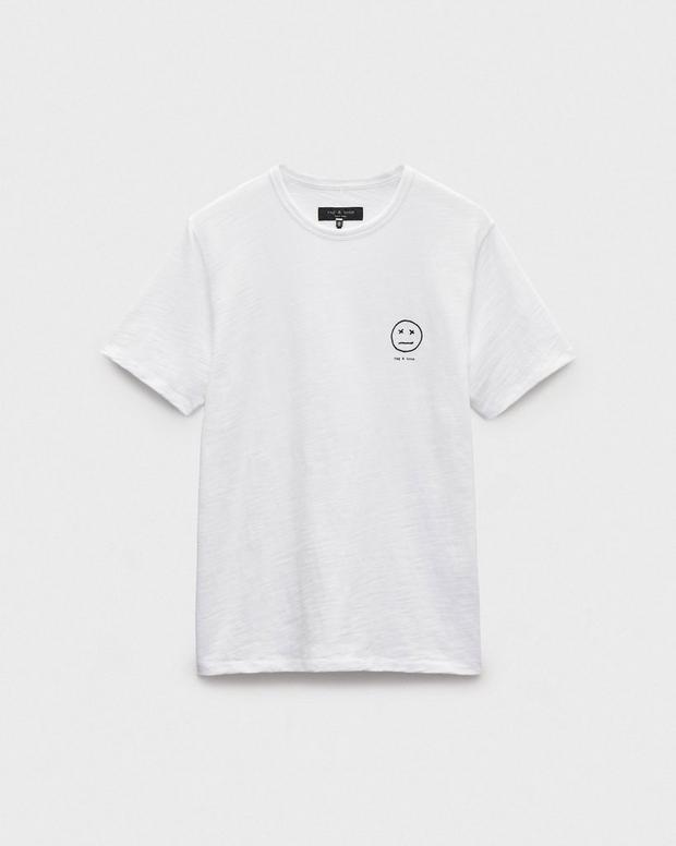 Rag & Bone Sour Face Embroidered Tee