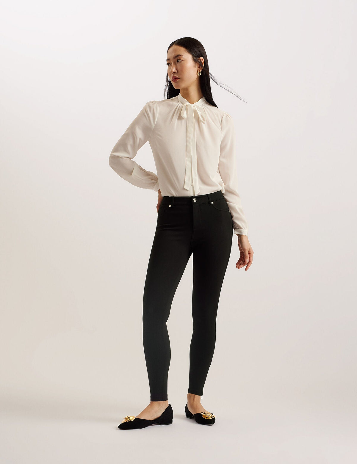 Ted Baker Strenti Skinny Fit Zip Cuff Jeggings Women's