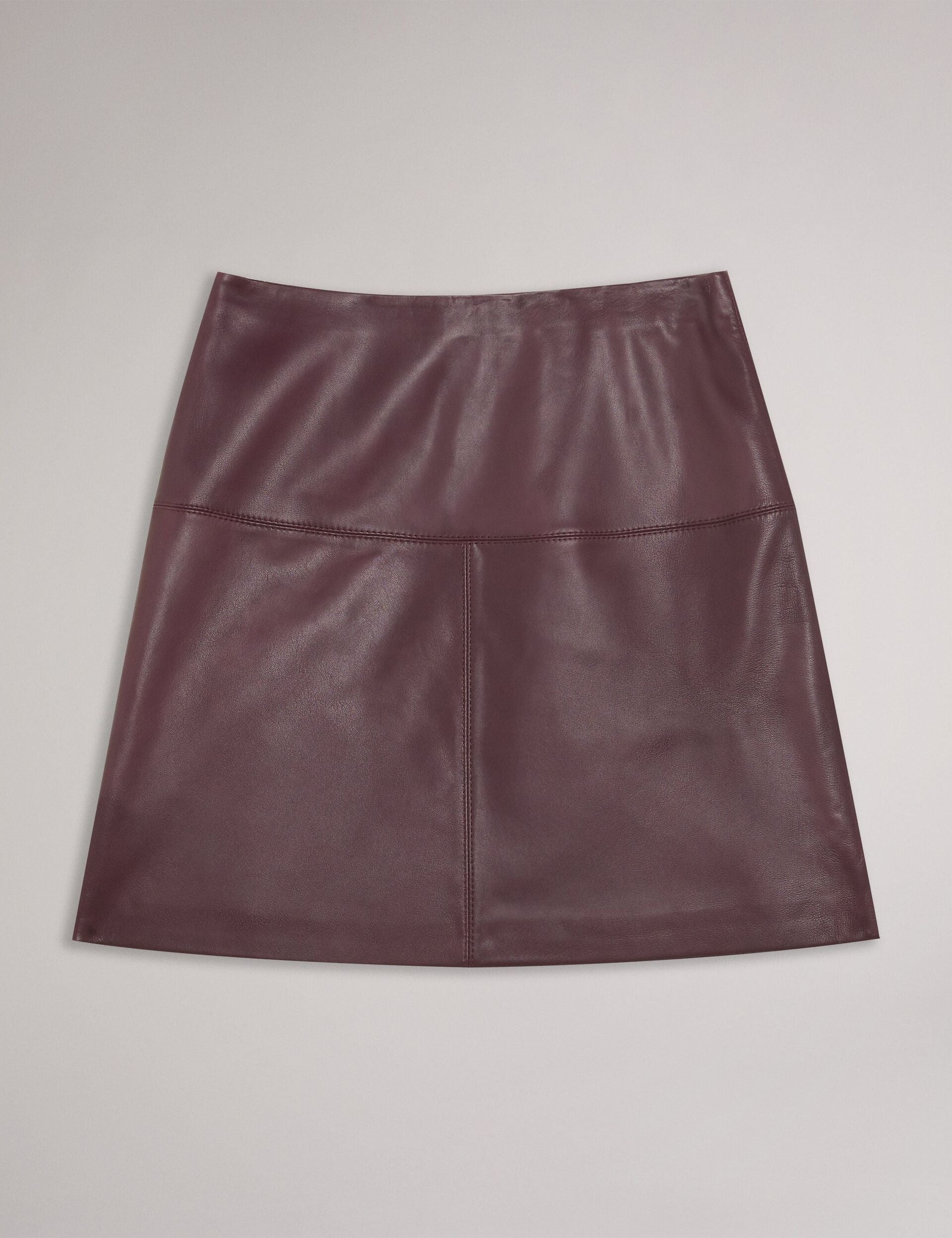 Ted Baker Valiat Aline Leather Mini Skirt Women's