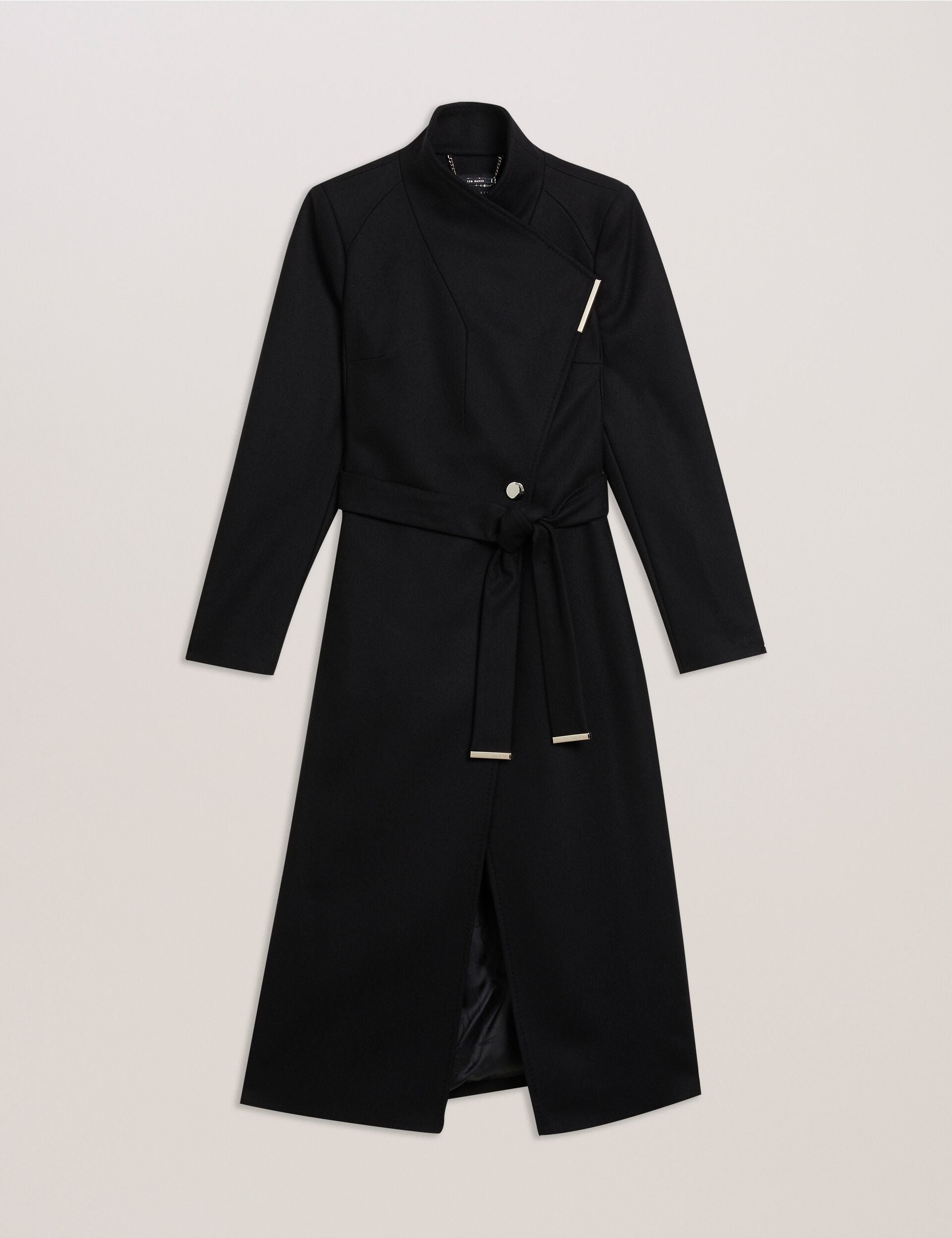 Ted Baker Rosell Longline Belted Wool Wrap Coat Women's