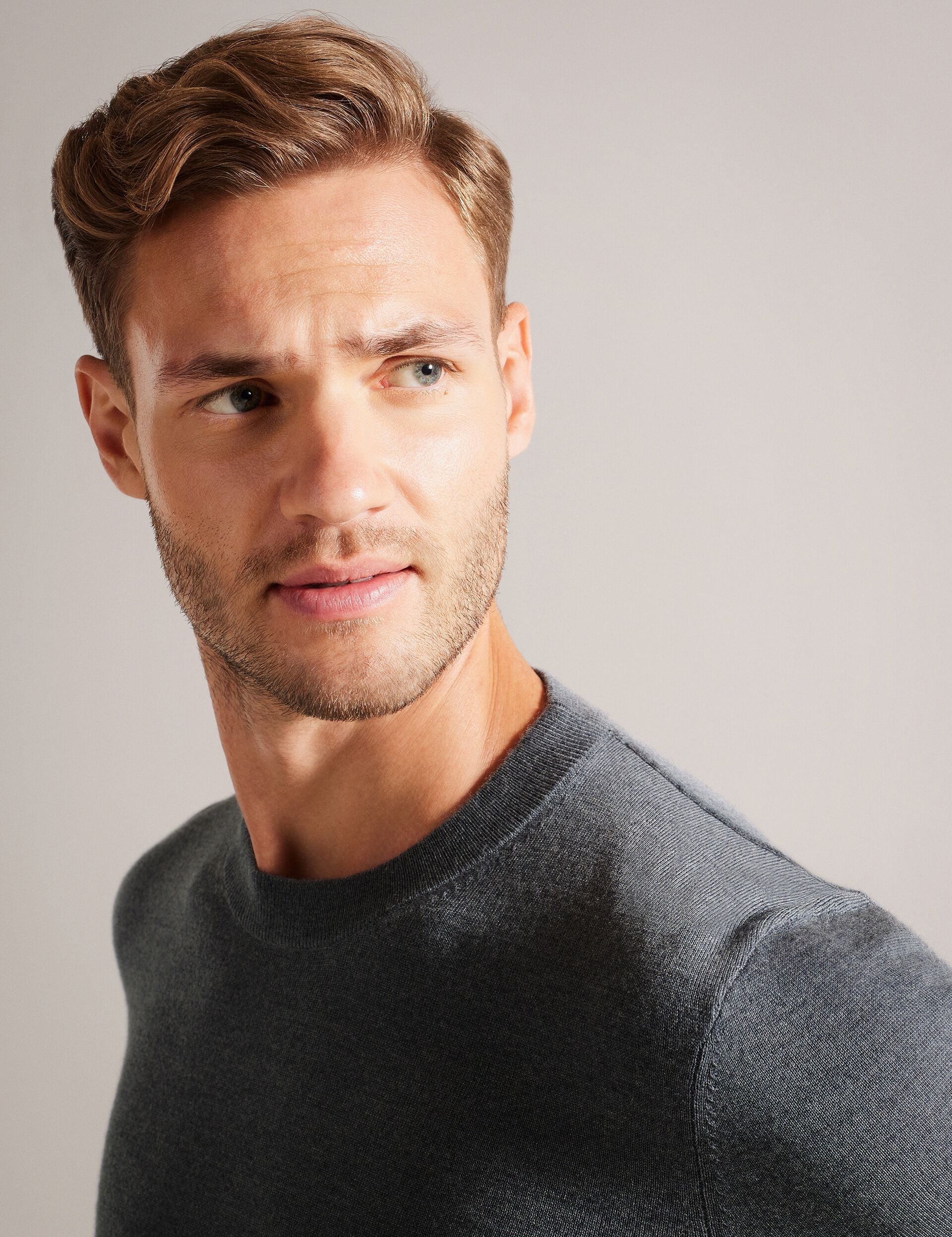 Ted Baker Carnby Pure Wool Crew Neck Jumper