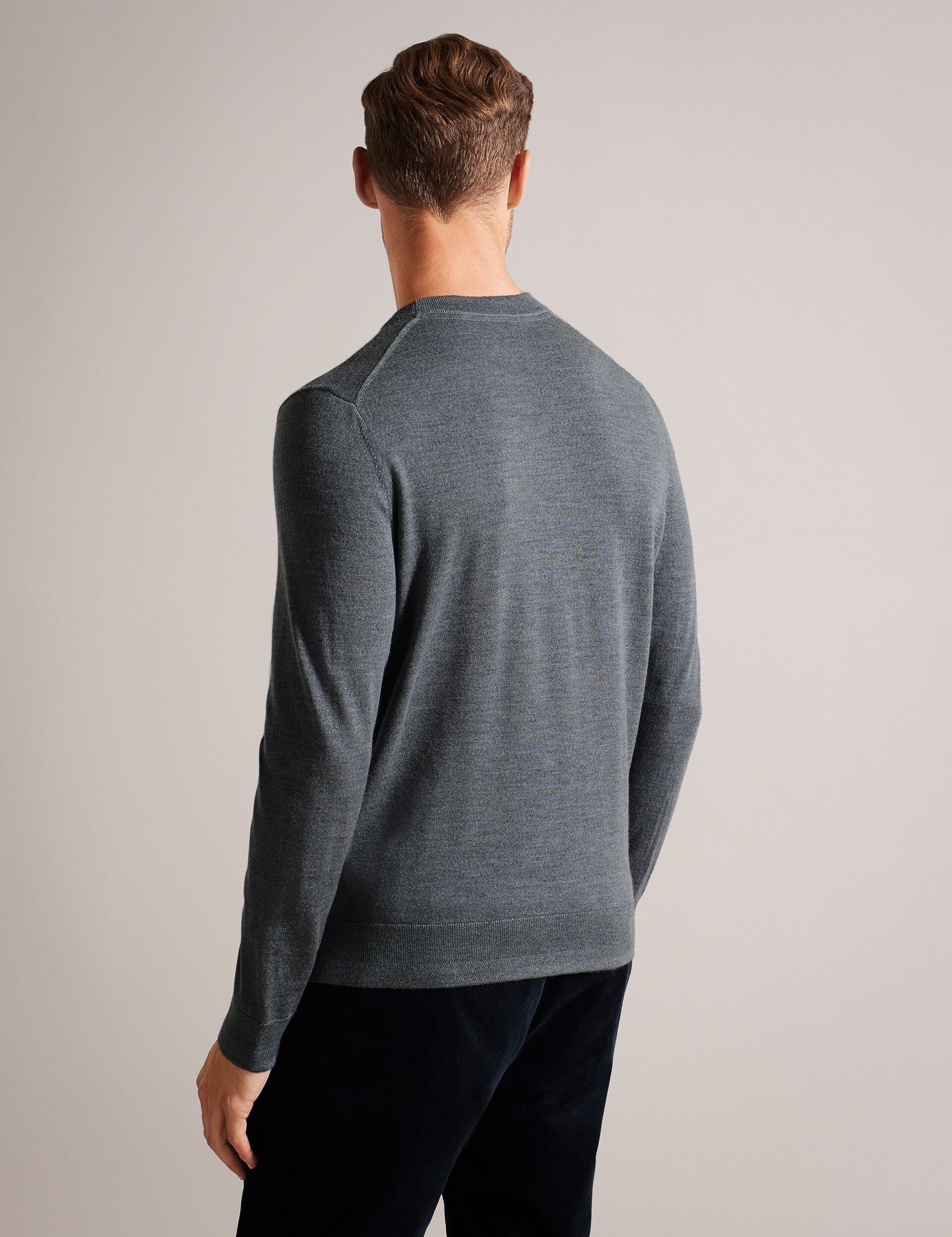Ted Baker Carnby Pure Wool Crew Neck Jumper
