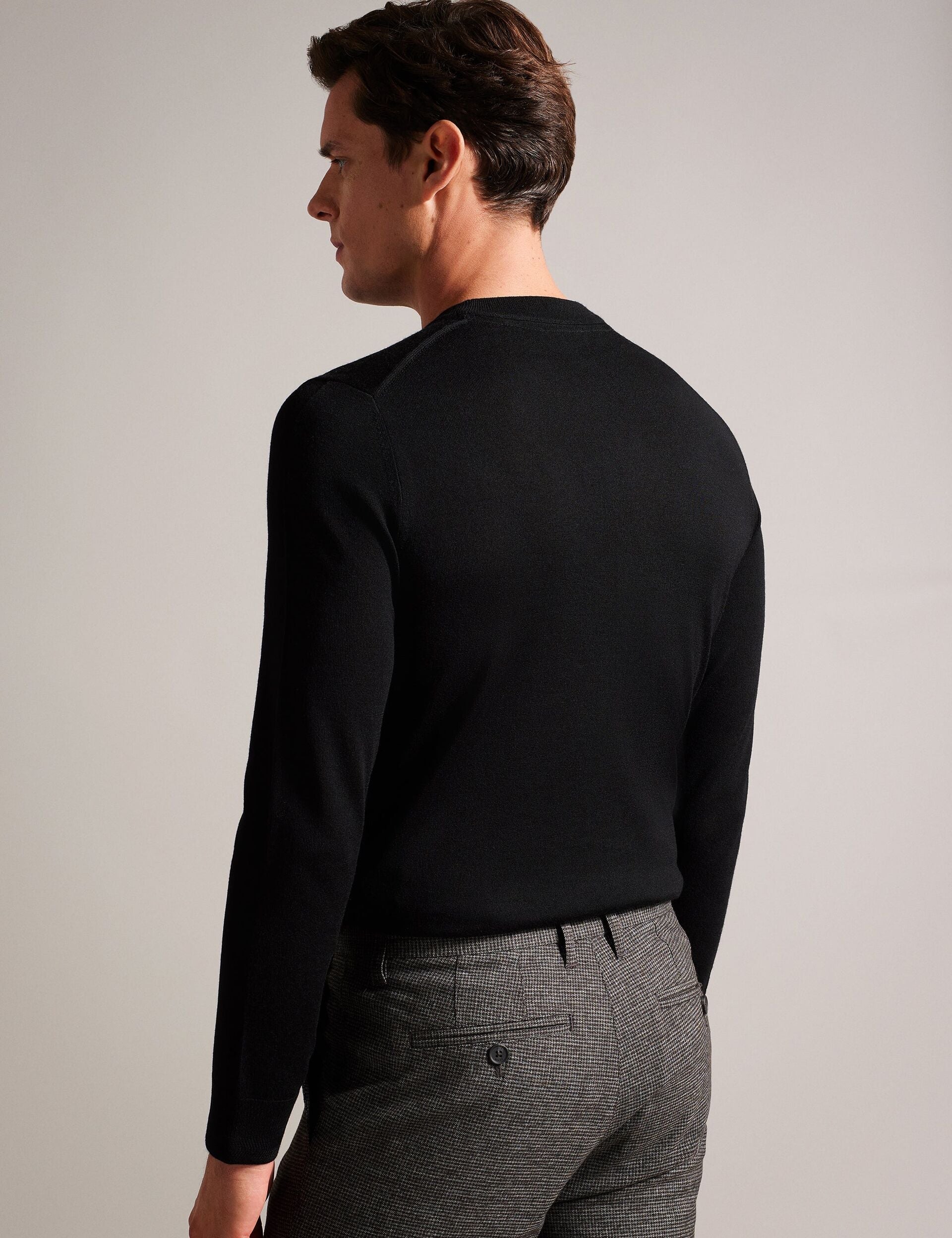 Ted Baker Carnby Pure Wool Crew Neck Jumper