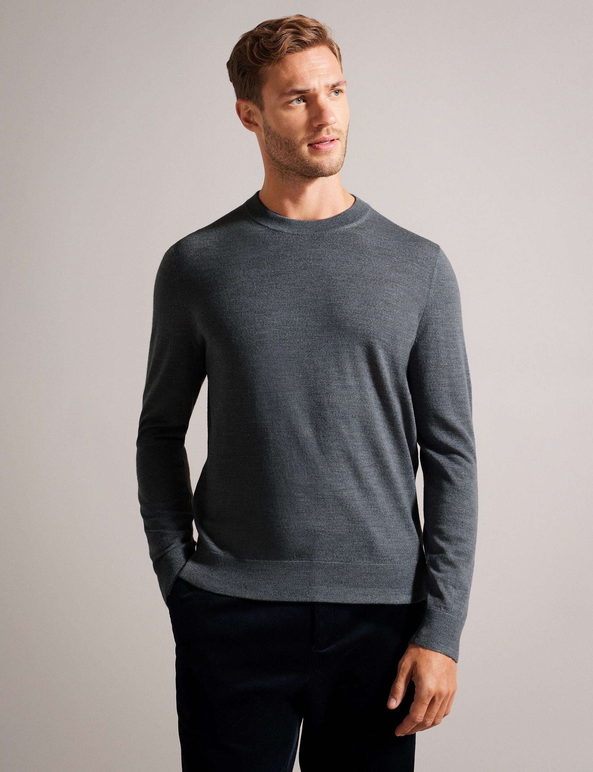 Ted Baker Carnby Pure Wool Crew Neck Jumper