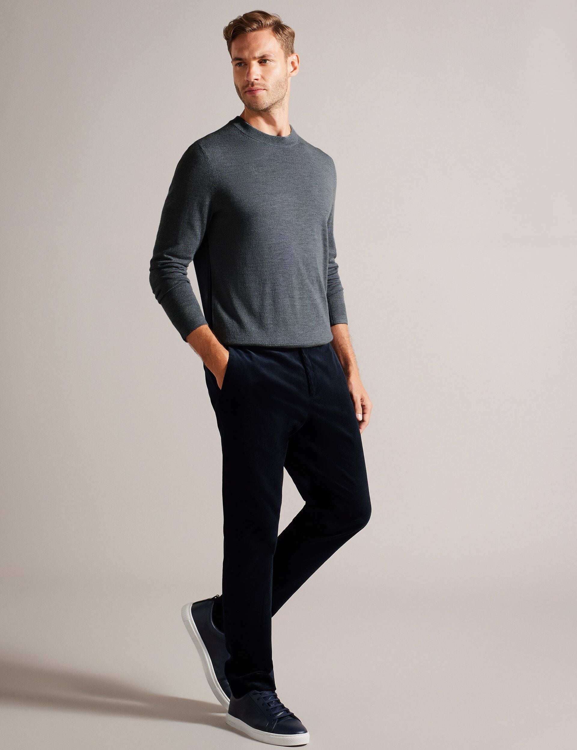Ted Baker Carnby Pure Wool Crew Neck Jumper