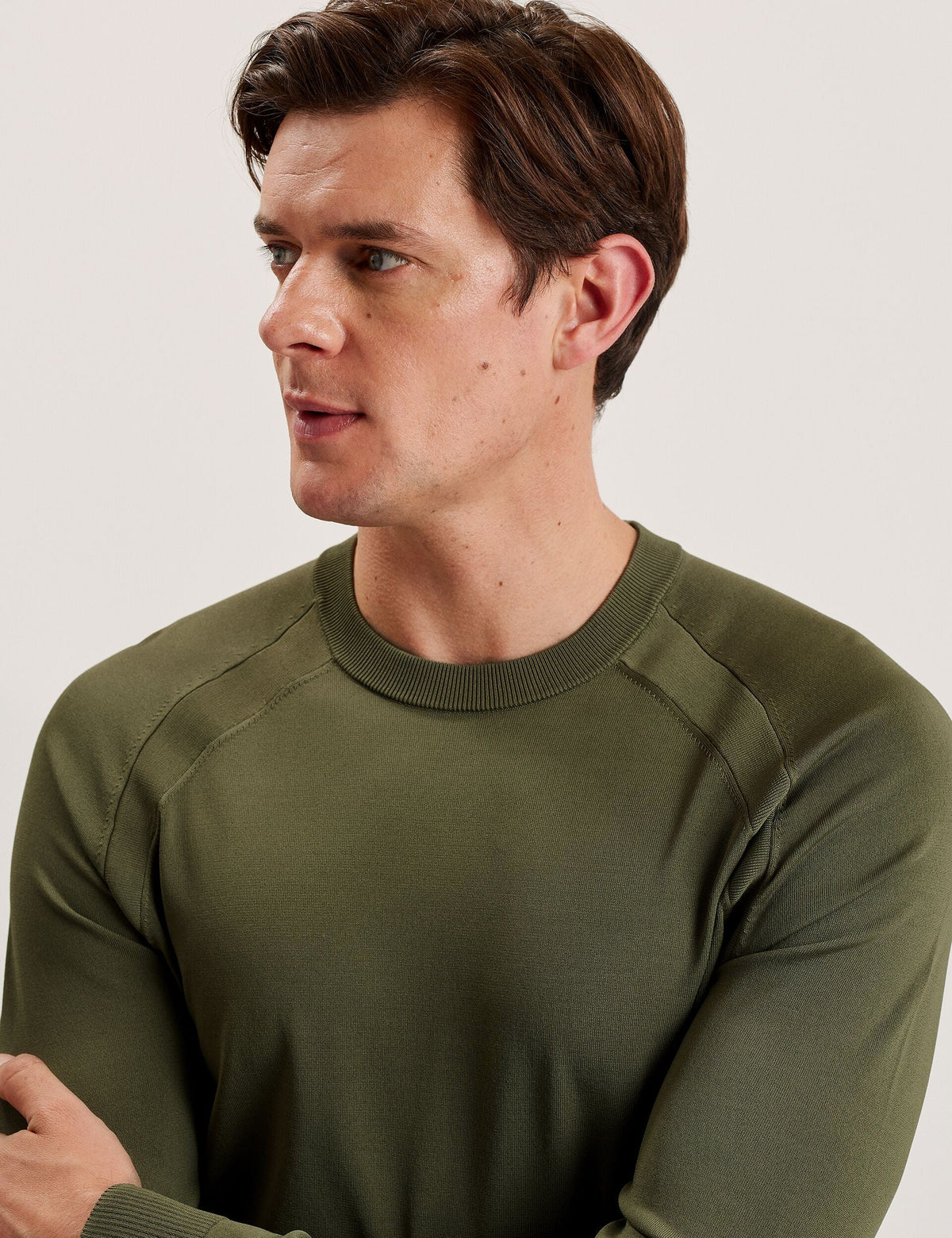 Ted Baker Maywo Saddle Shoulder Crew Neck Jumper