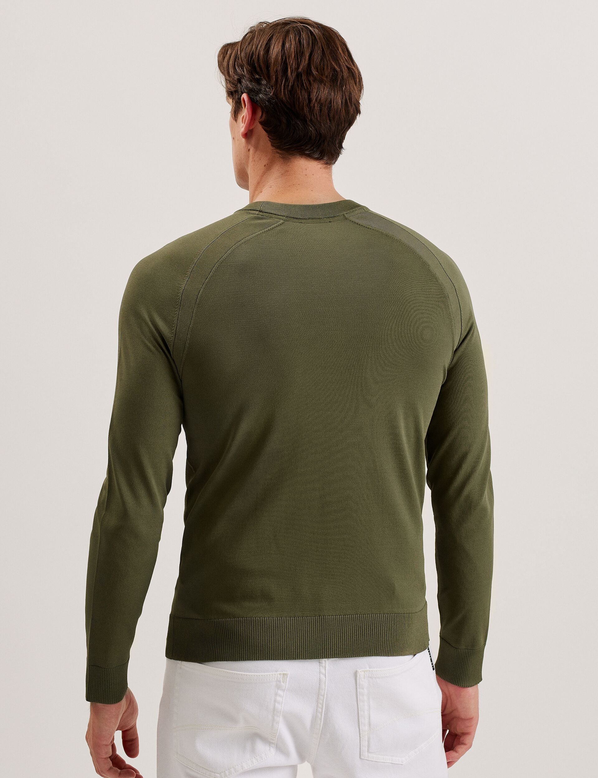 Ted Baker Maywo Saddle Shoulder Crew Neck Jumper