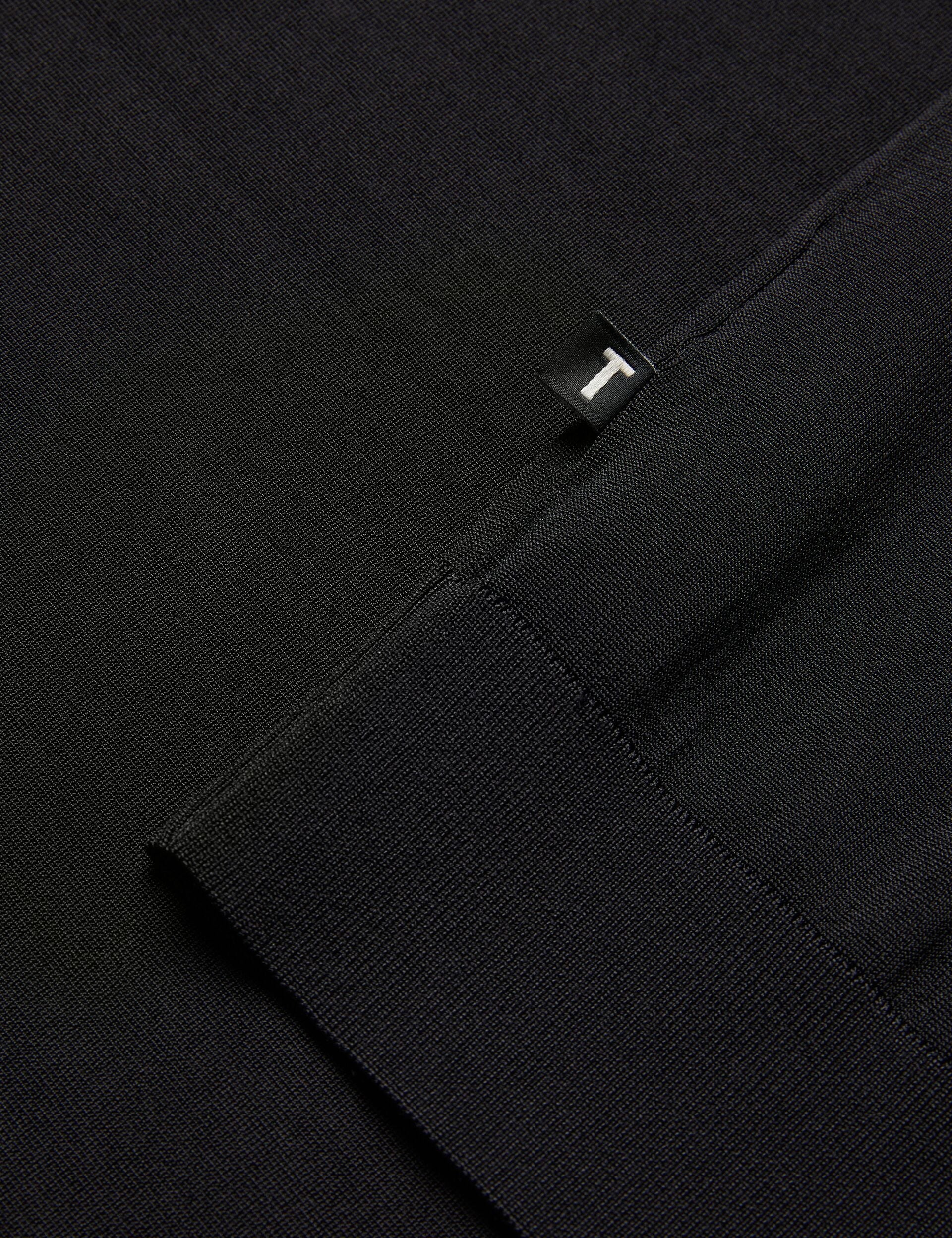Ted Baker Daldin Zip Collar Stretch Knit Polo Shirt