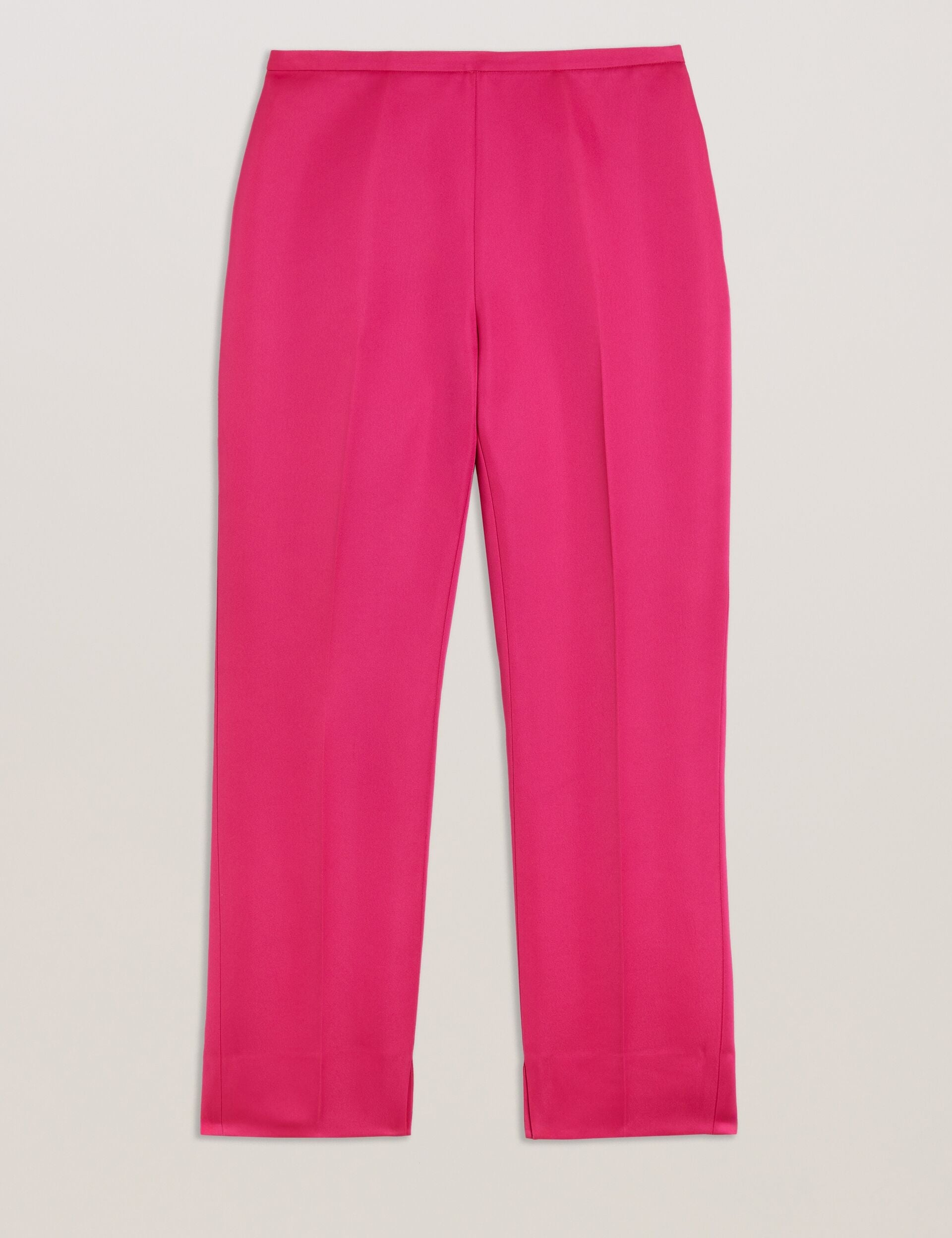 Ted Baker Akenit Satin Tailored Slim Leg Trousers Women's
