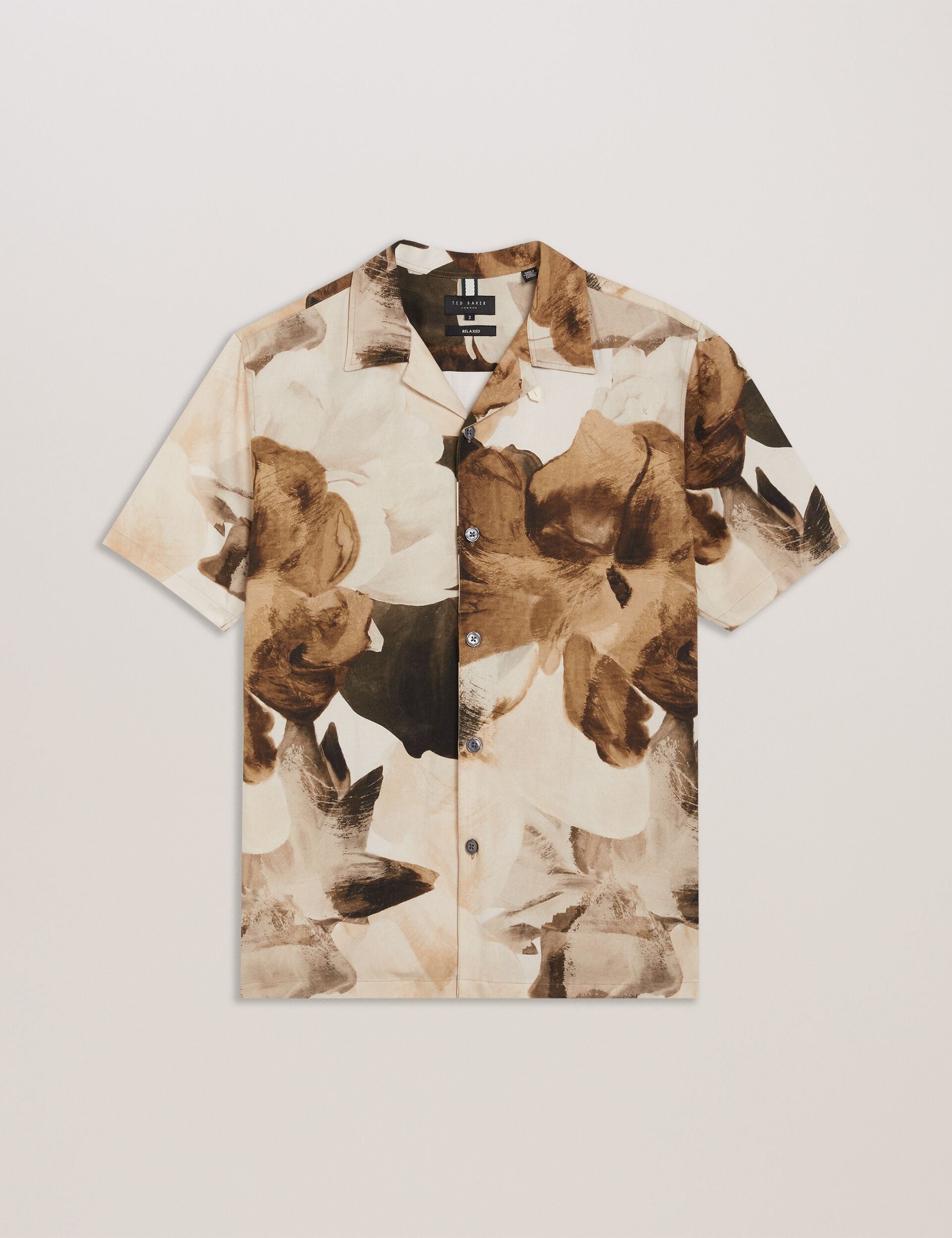 Ted Baker Henris Short Sleeve Relaxed Floral Print Shirt