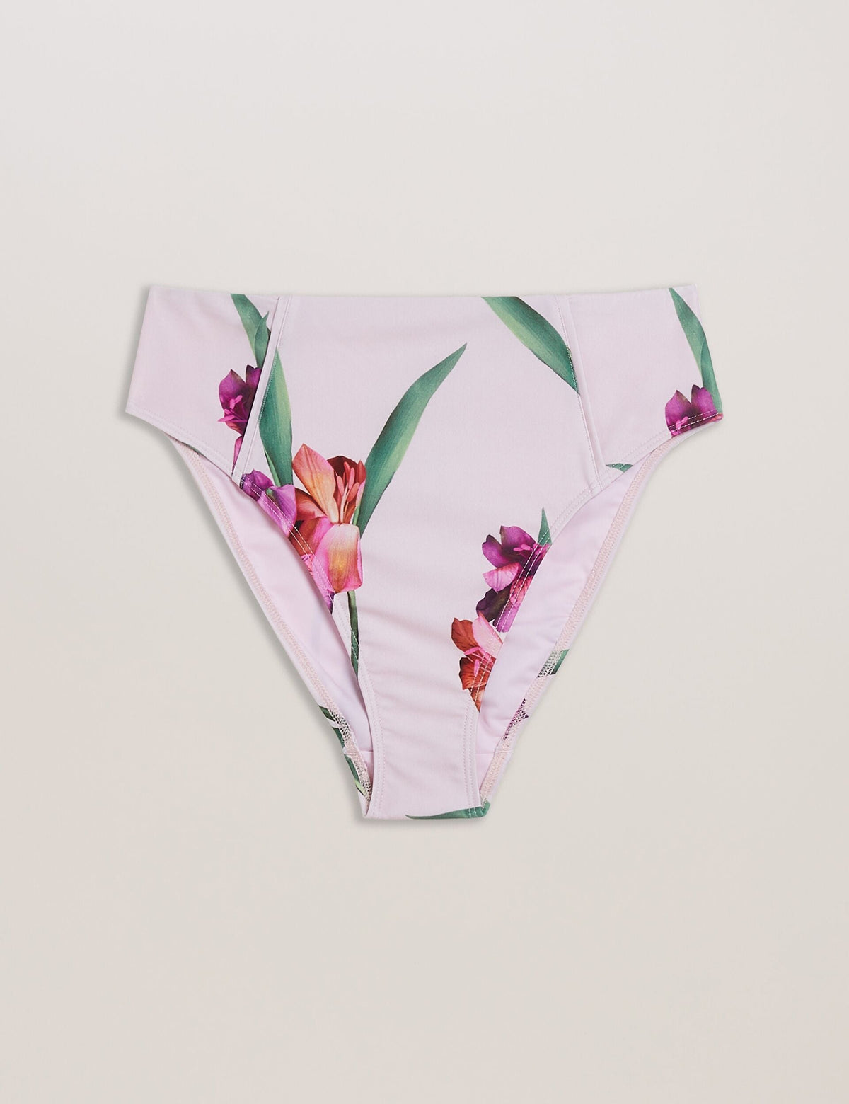 Ted Baker Avelea Floral Print High Waisted Bikini Bottoms Women's