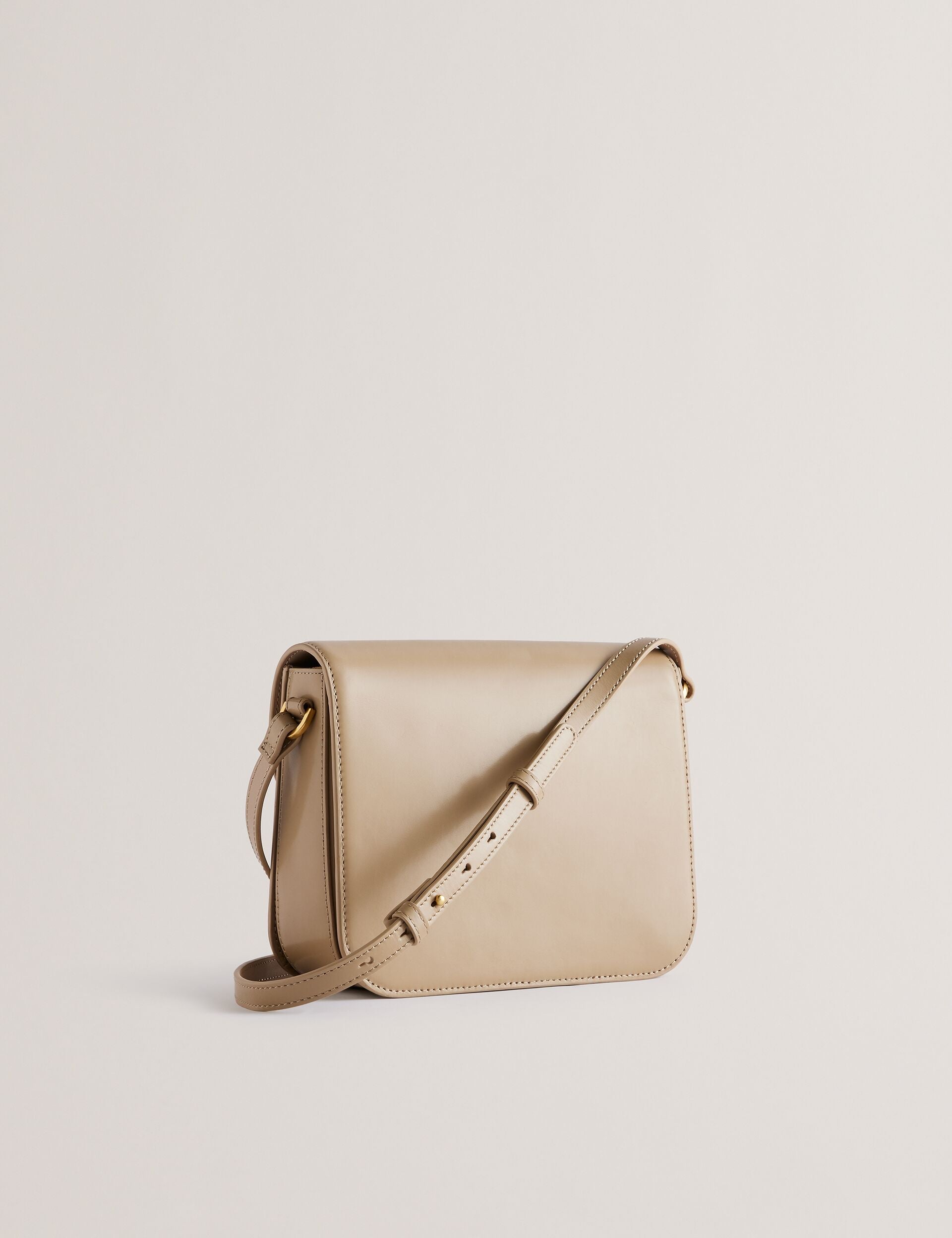 Ted Baker Kkayli Polished Leather Crossbody Satchel Bag Women's