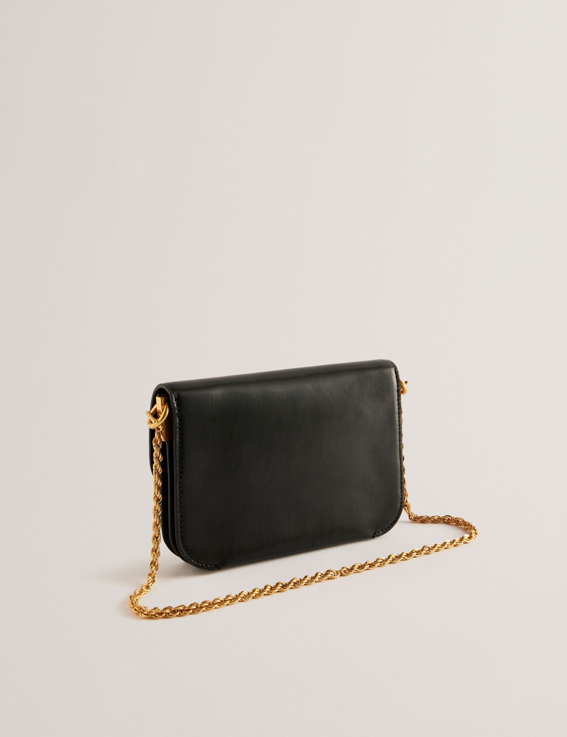 Ted Baker Kkaysa Leather Twist Lock Small Crossbody Bag Women's