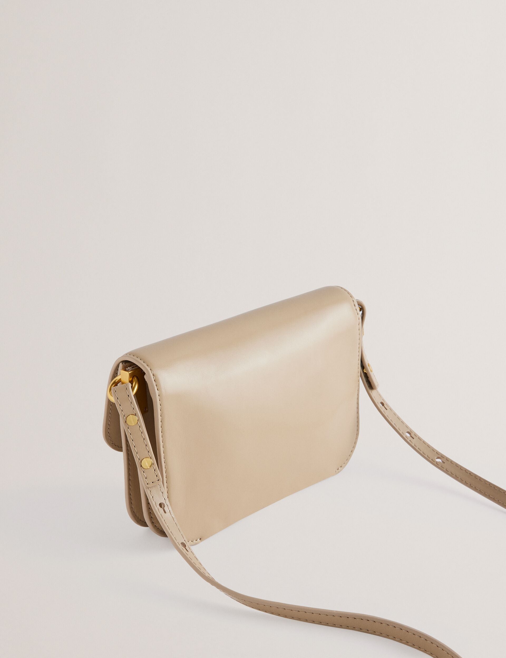 Ted Baker Kkaysa Leather Twist Lock Small Crossbody Bag Women's