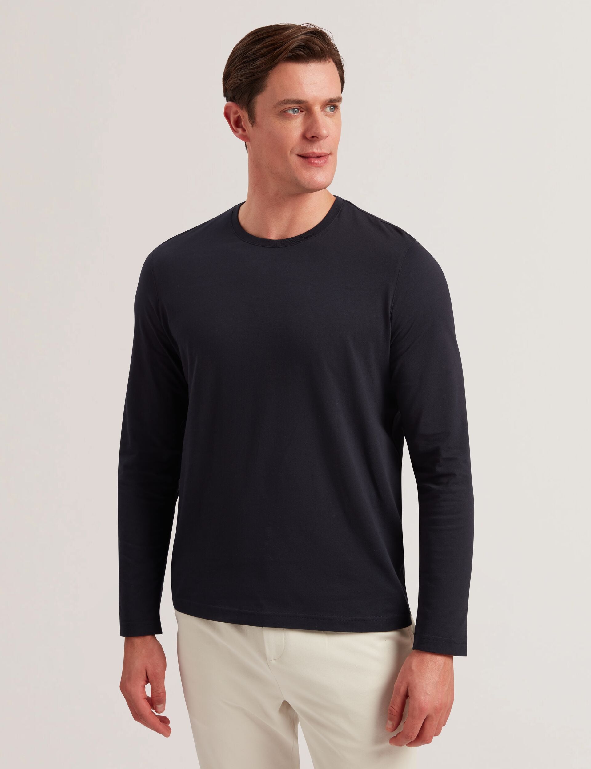 Ted Baker Bexli Regular Fit Long Sleeve Cotton Tshirt
