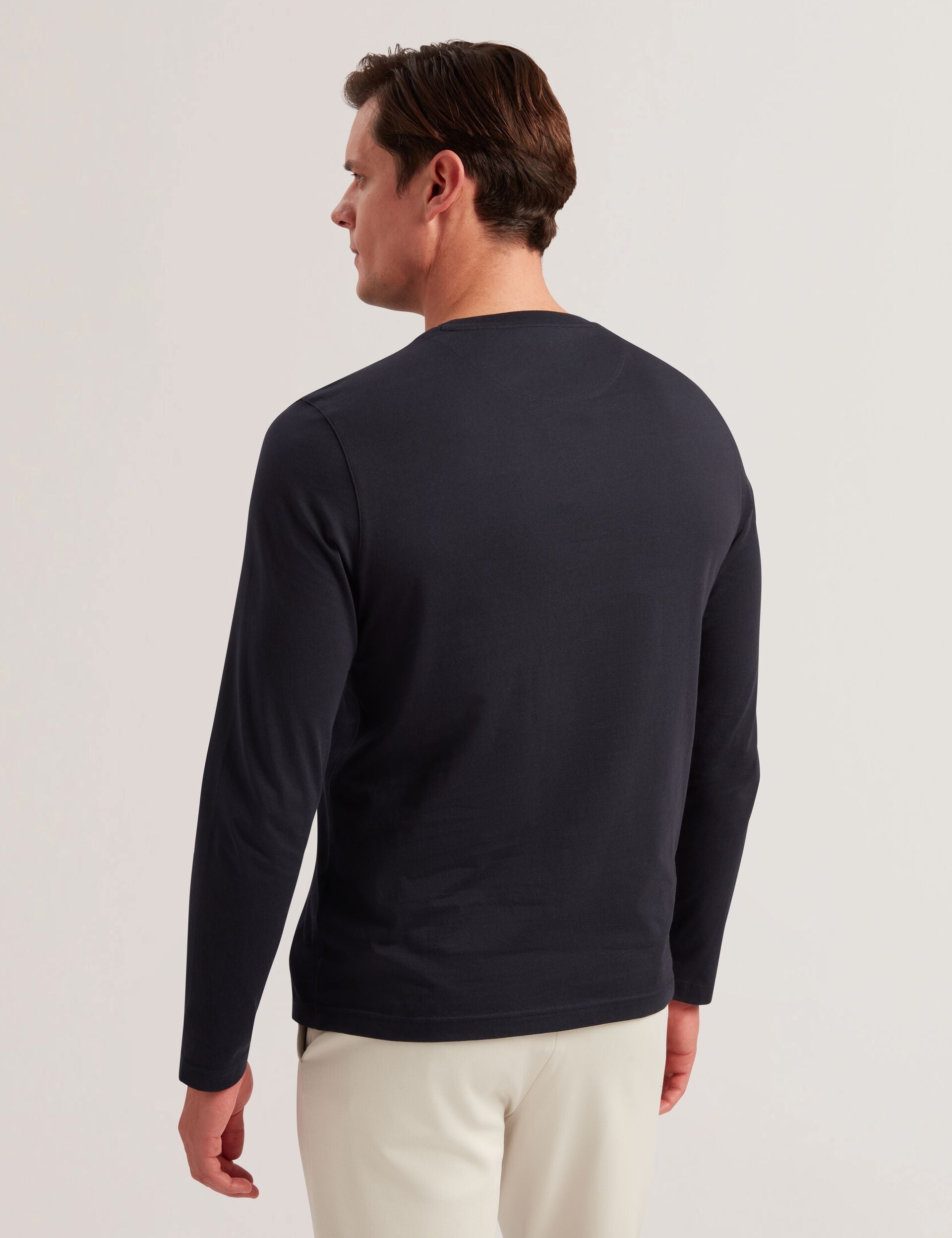 Ted Baker Bexli Regular Fit Long Sleeve Cotton Tshirt