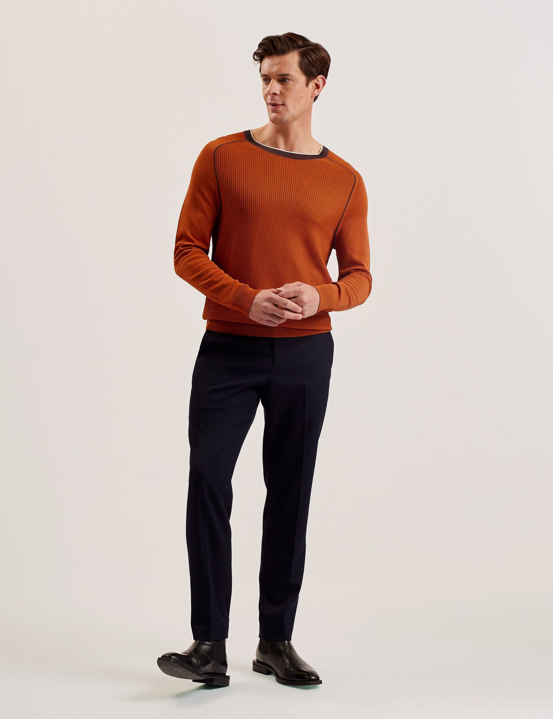 Ted Baker Torez Long Sleeve Textured Knit Top