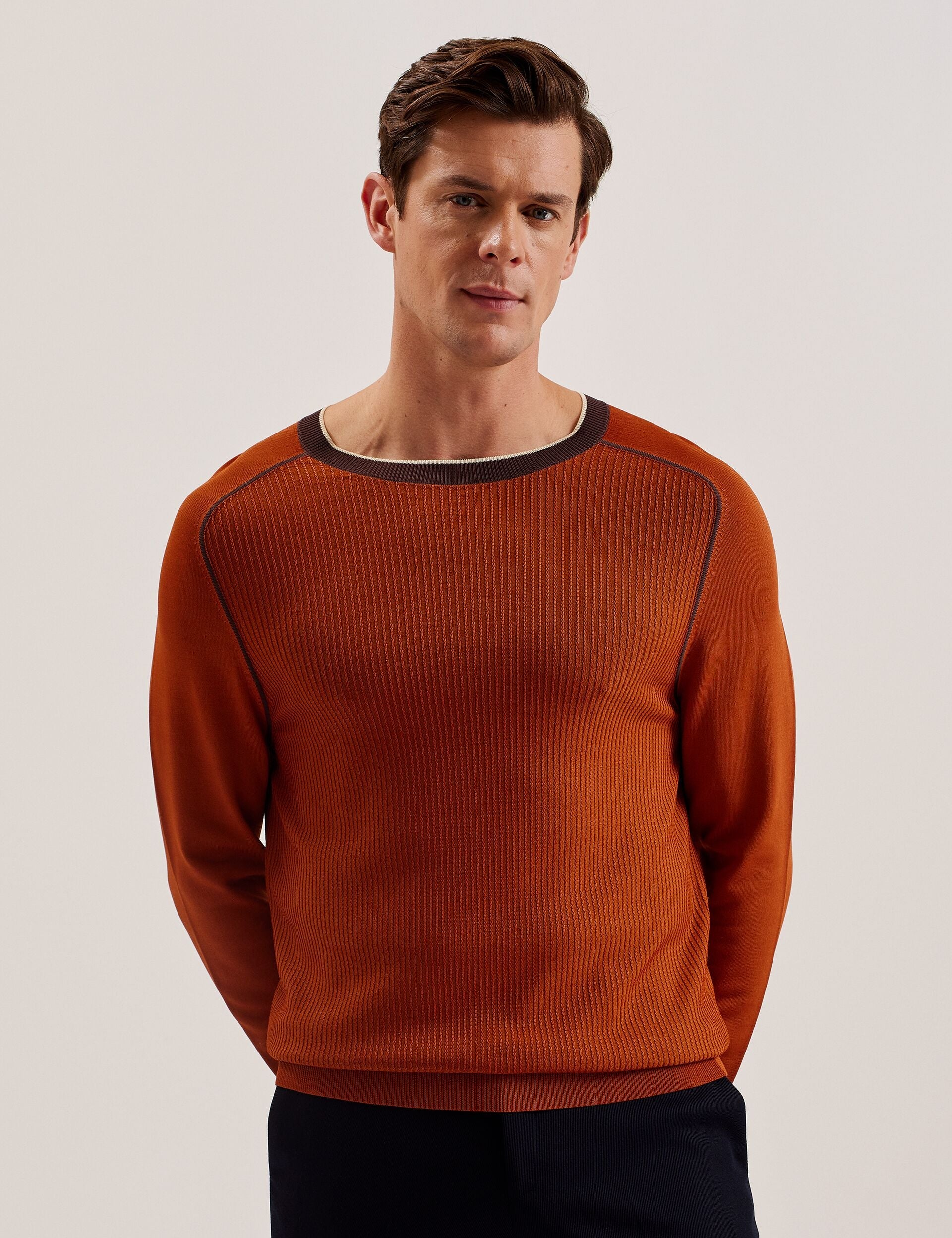 Ted Baker Torez Long Sleeve Textured Knit Top