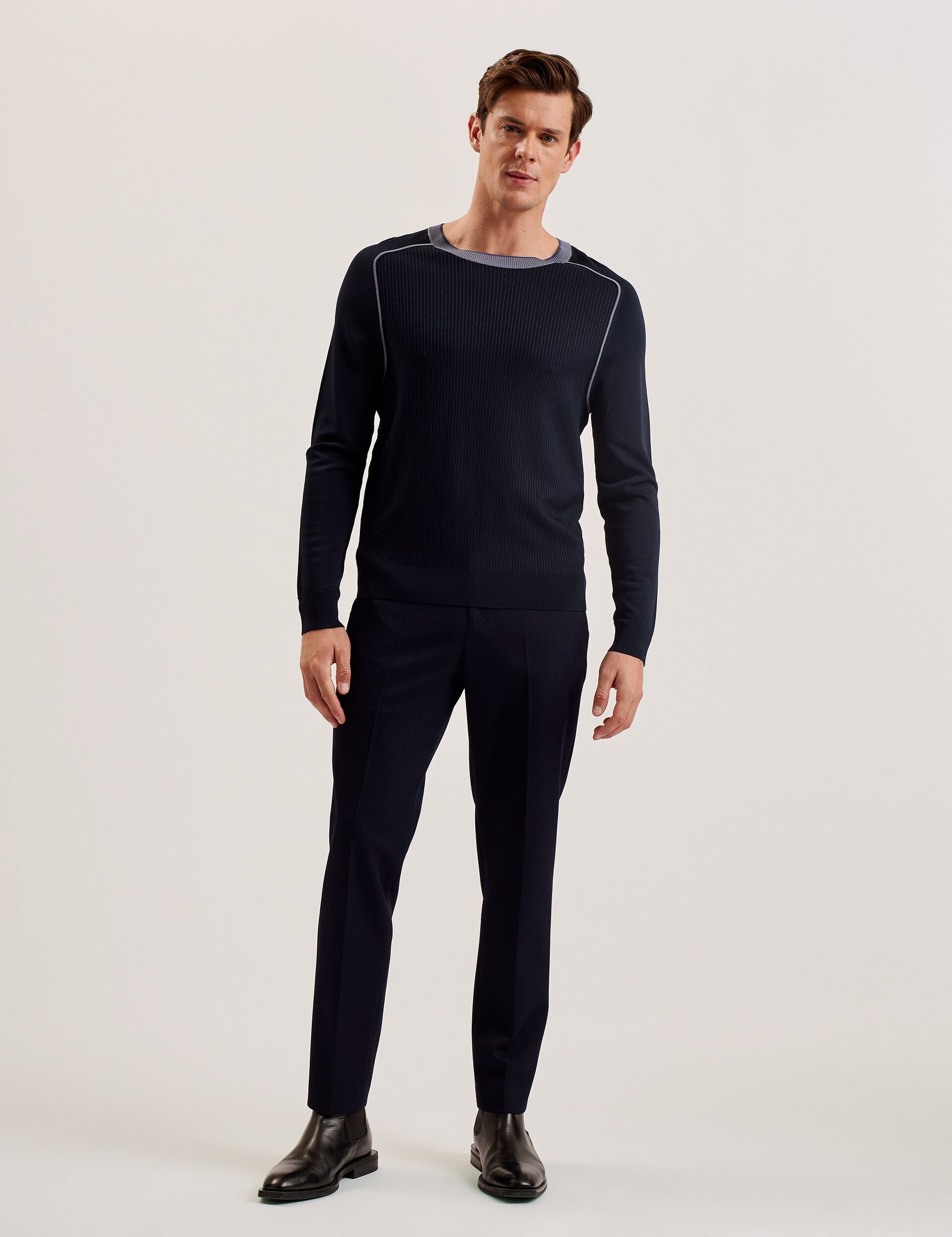 Ted Baker Torez Long Sleeve Textured Knit Top