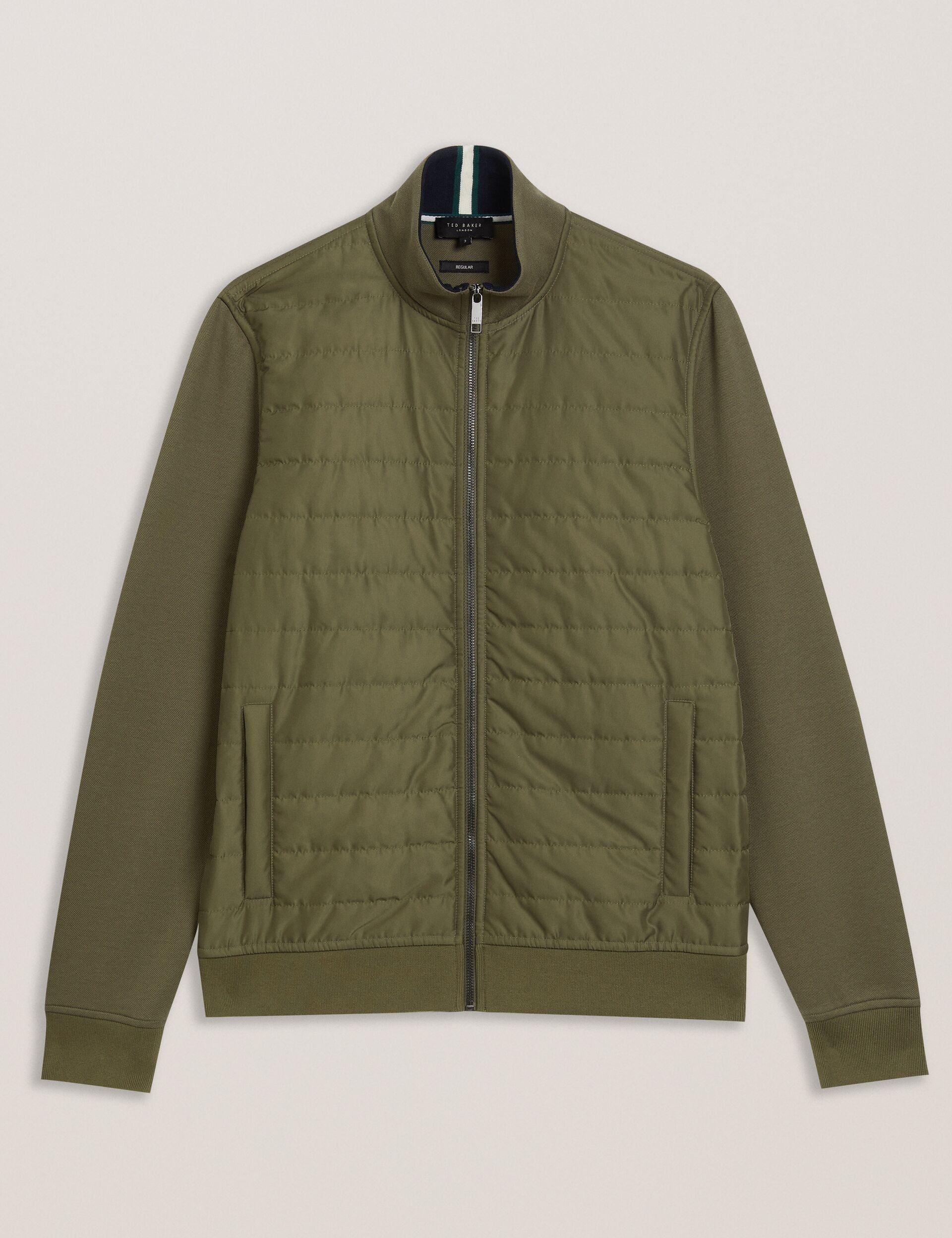 Ted Baker Entil Long Sleeve Quilted Zipup Gilet