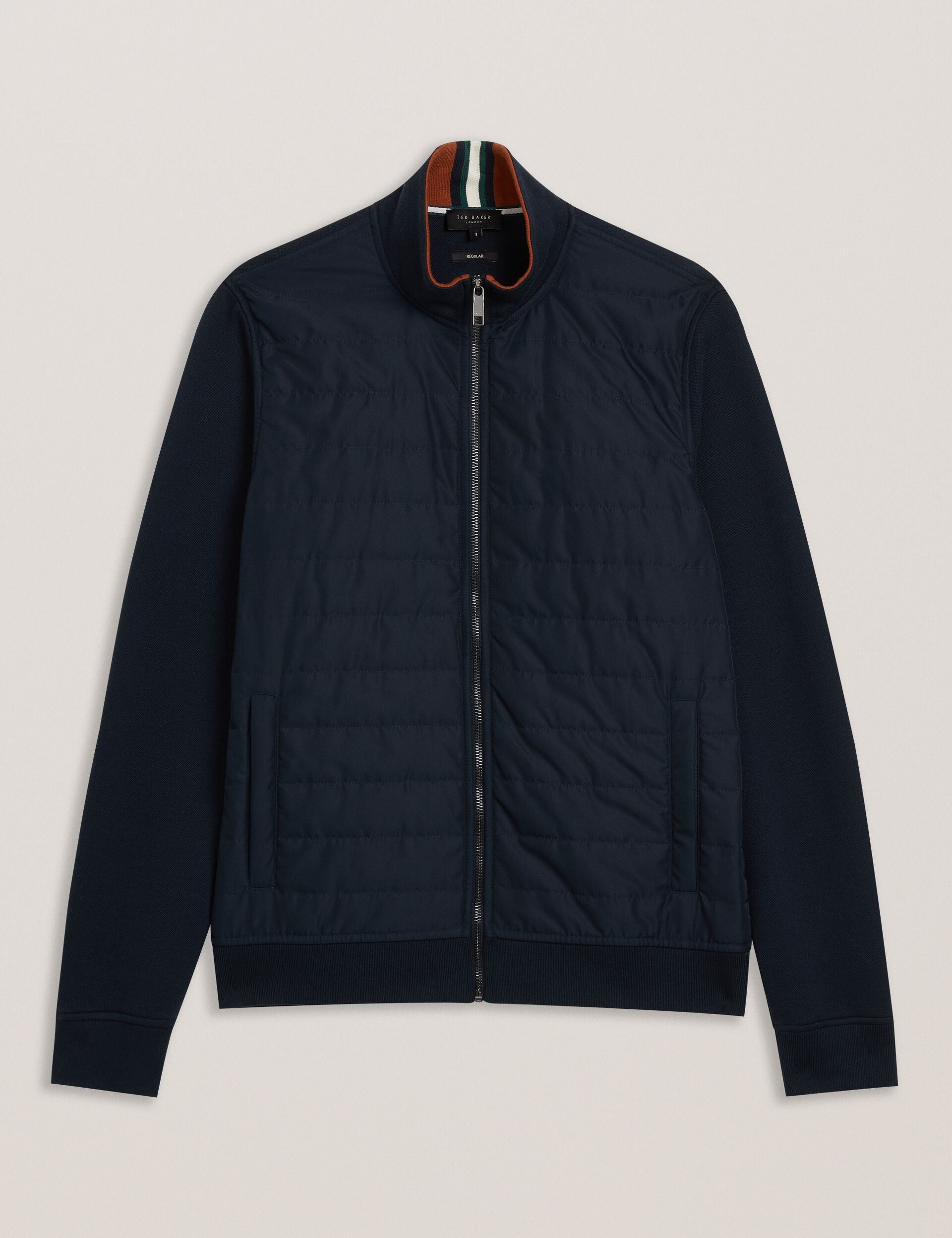 Ted Baker Entil Long Sleeve Quilted Zipup Gilet