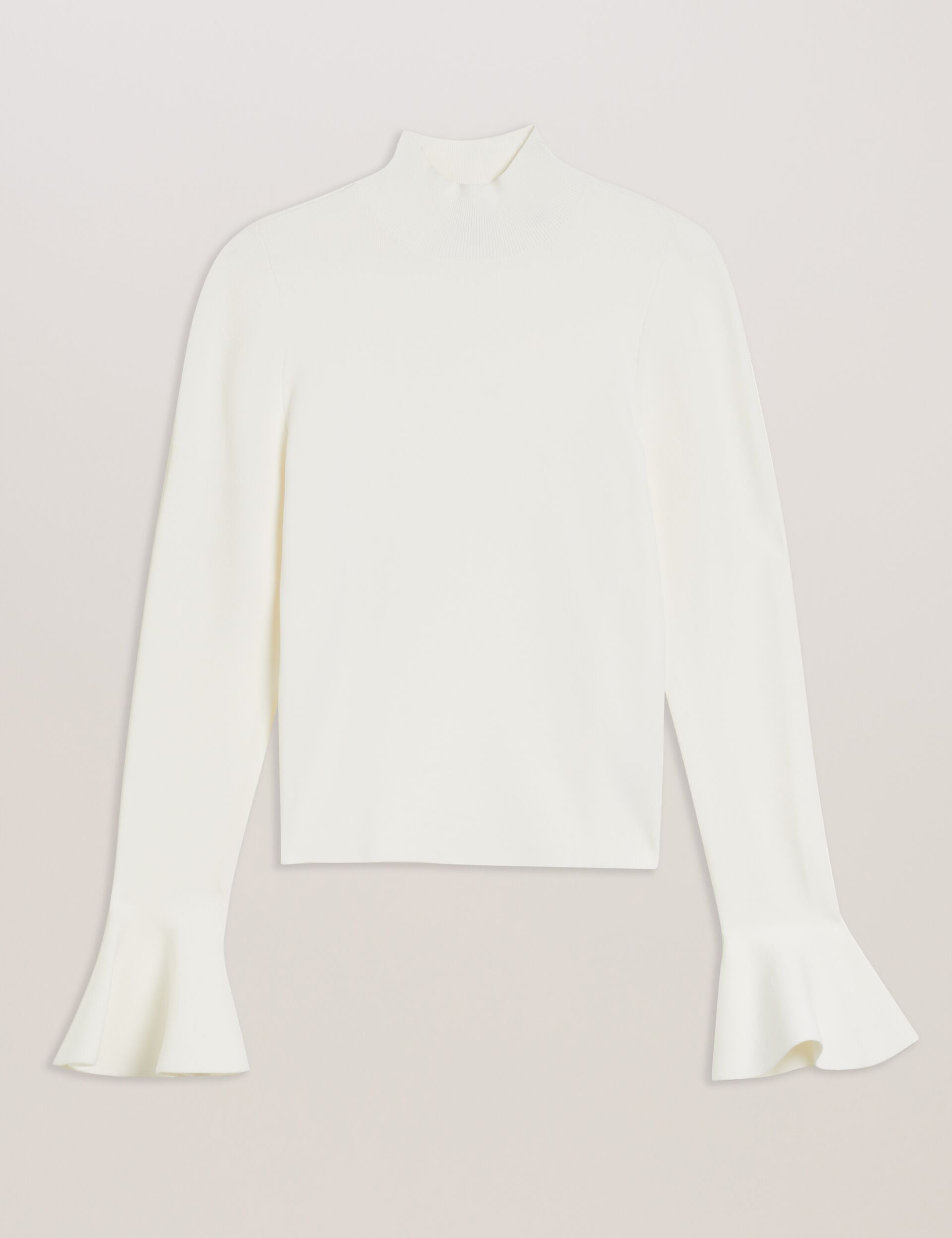Ted Baker Laynha Flared Sleeve High Neck Knitted Top Women's