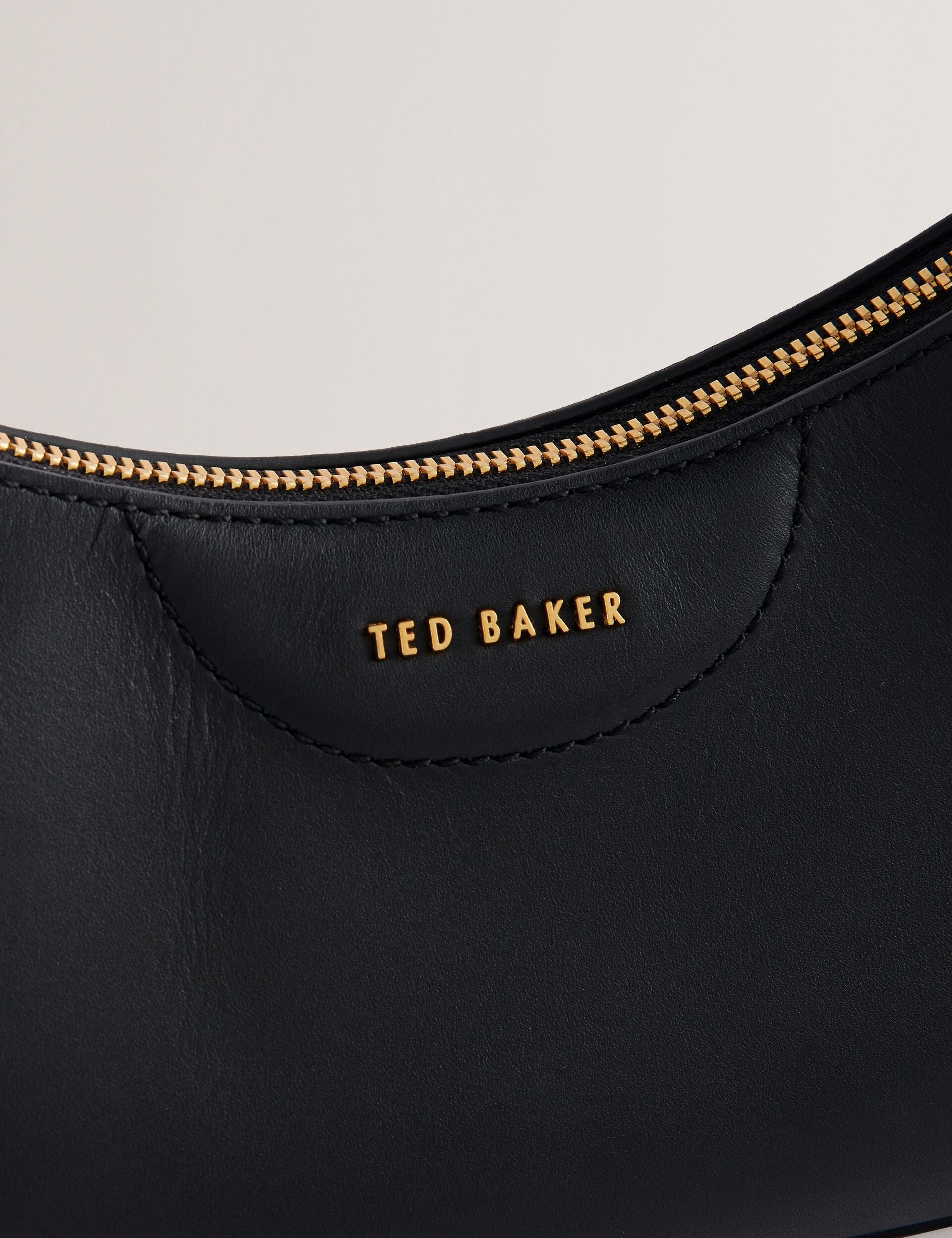 Ted Baker Essiy Leather Baguette Bag With Webbing Strap Women's