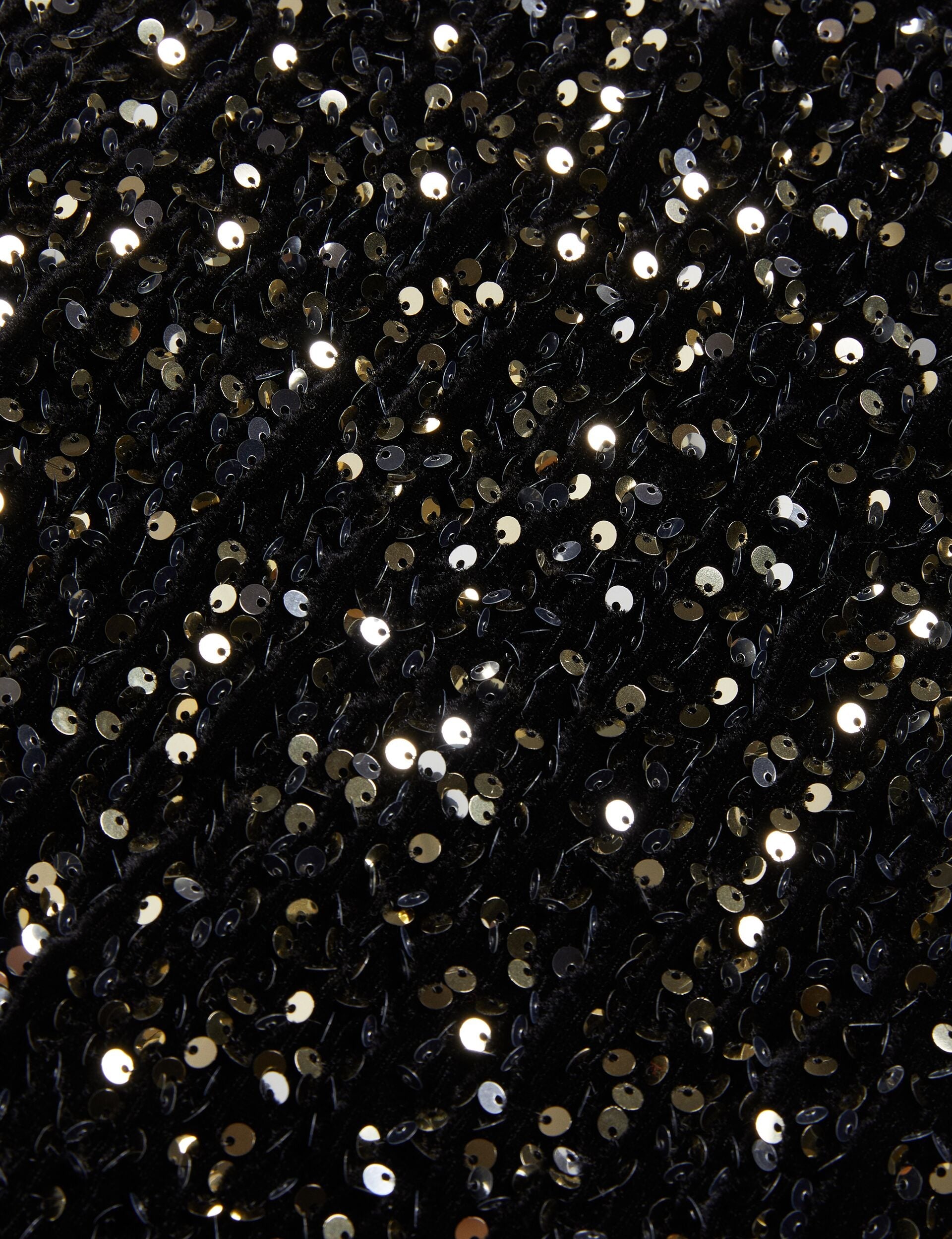 Ted Baker Audriyy Sequin Embellished Velvet Shift Dress Women's