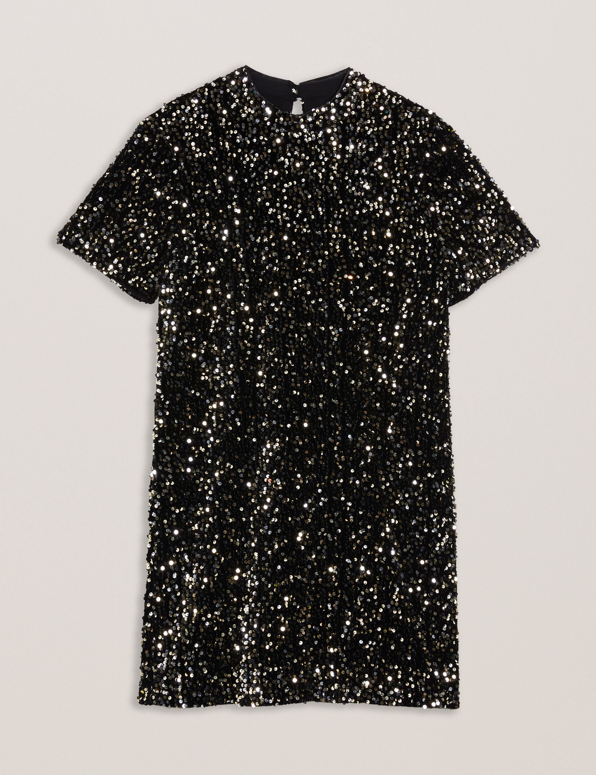 Ted Baker Audriyy Sequin Embellished Velvet Shift Dress Women's