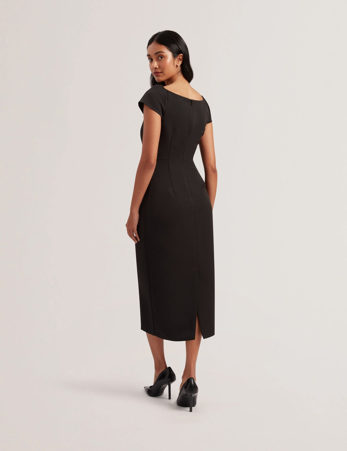 Ted Baker Sassari Tailored Cap Sleeve Column Midi Dress Women's