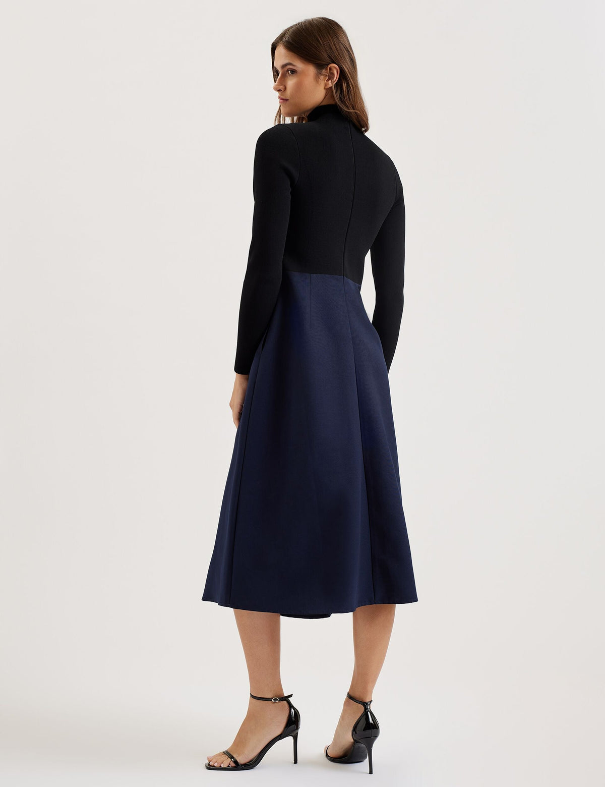 Ted Baker Chira Knit Bodice Midi Dress With Wrap Skirt Women's