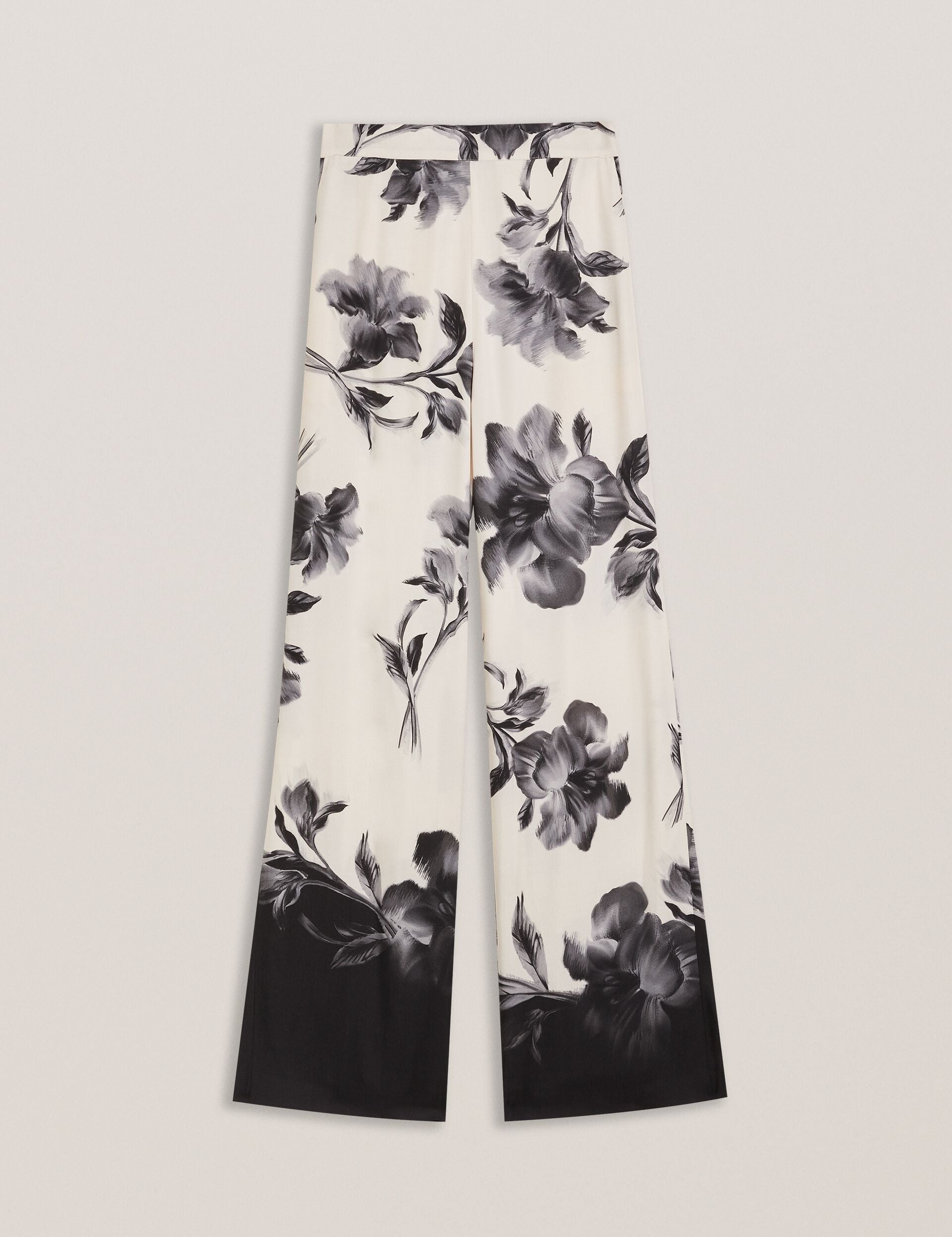 Ted Baker Awyna Floral Print Pullon Wide Leg Trousers Women's