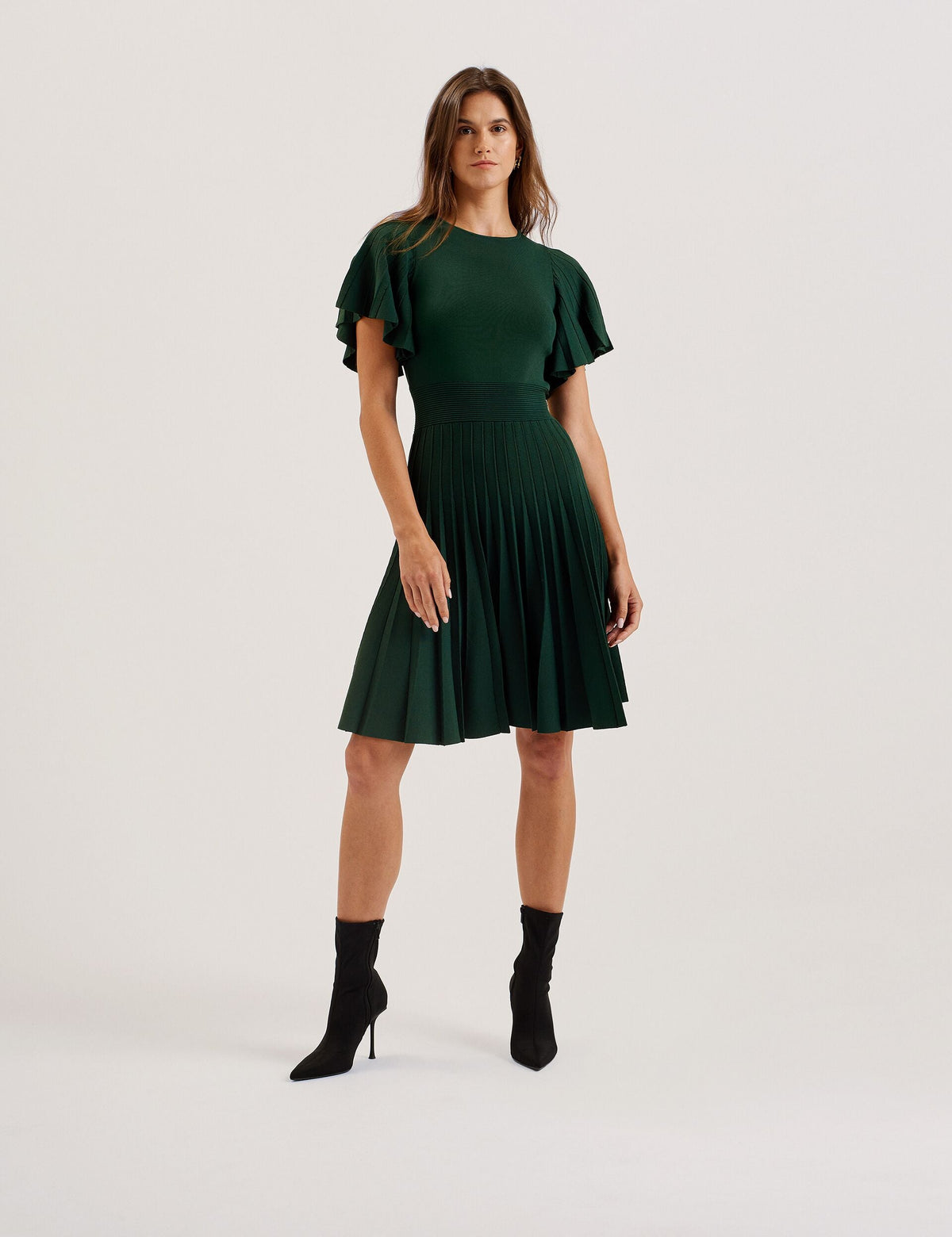 Ted Baker Alenha Knitted Angel Sleeve Mini Dress Women's