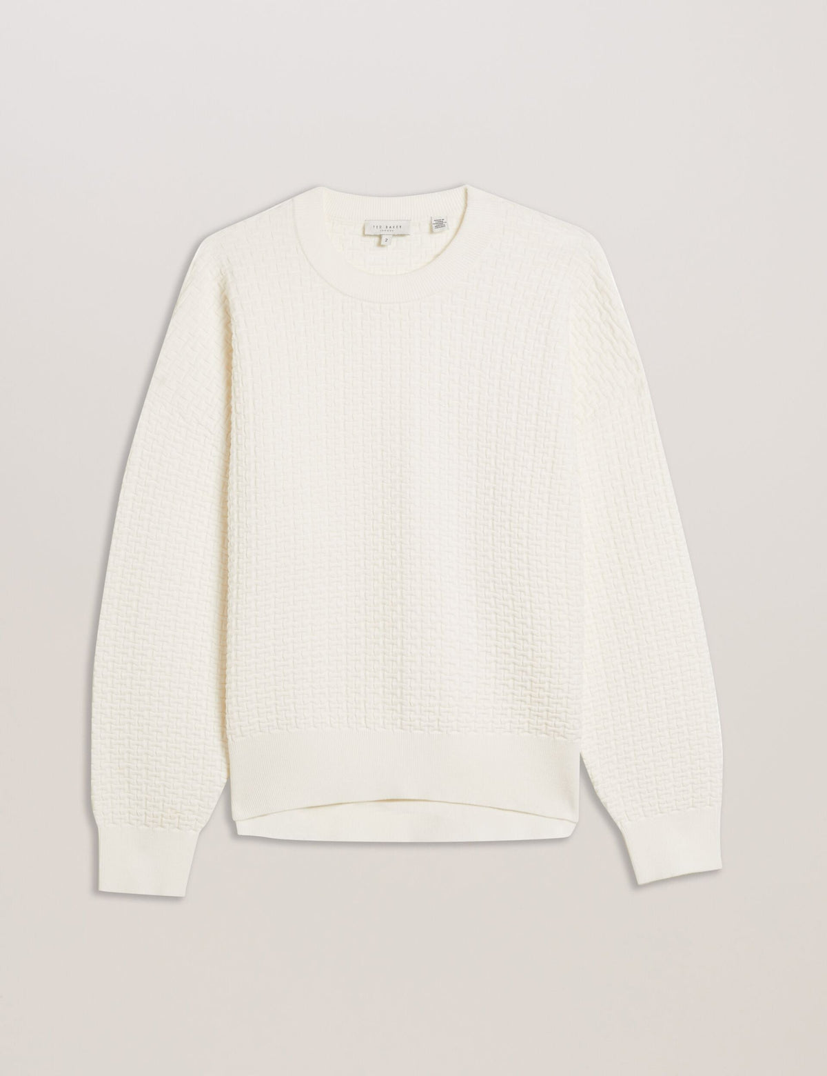 Ted Baker Tedtyy Textured T Jacquard Knitted Jumper Women's