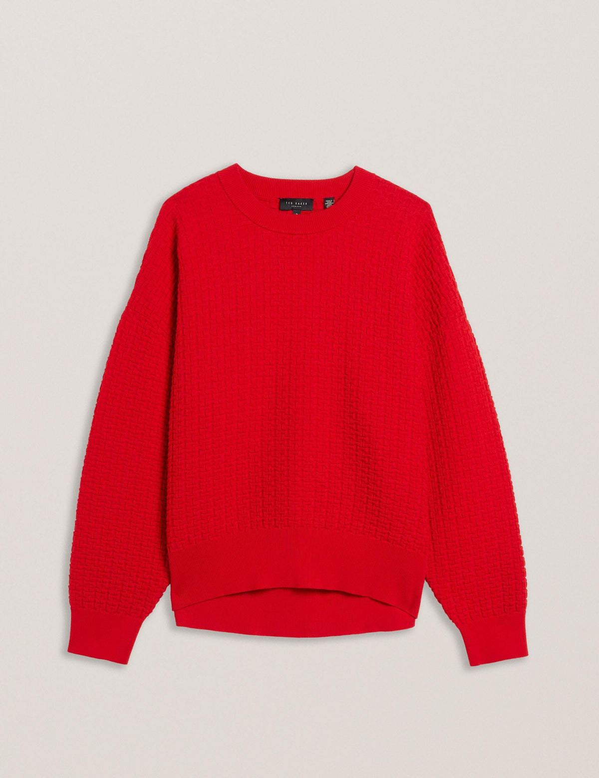 Ted Baker Tedtyy Textured T Jacquard Knitted Jumper Women's