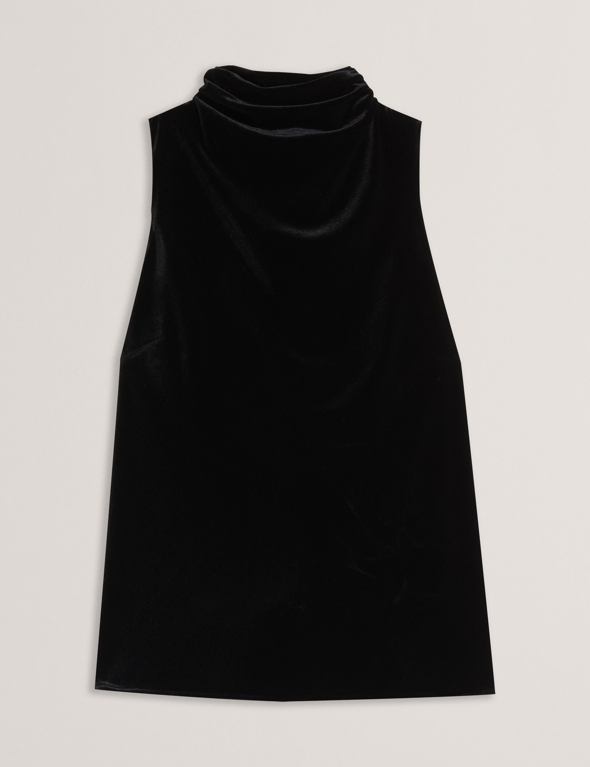 Ted Baker Nalias Velvet High Cowl Neck Sleeveless Top Women's