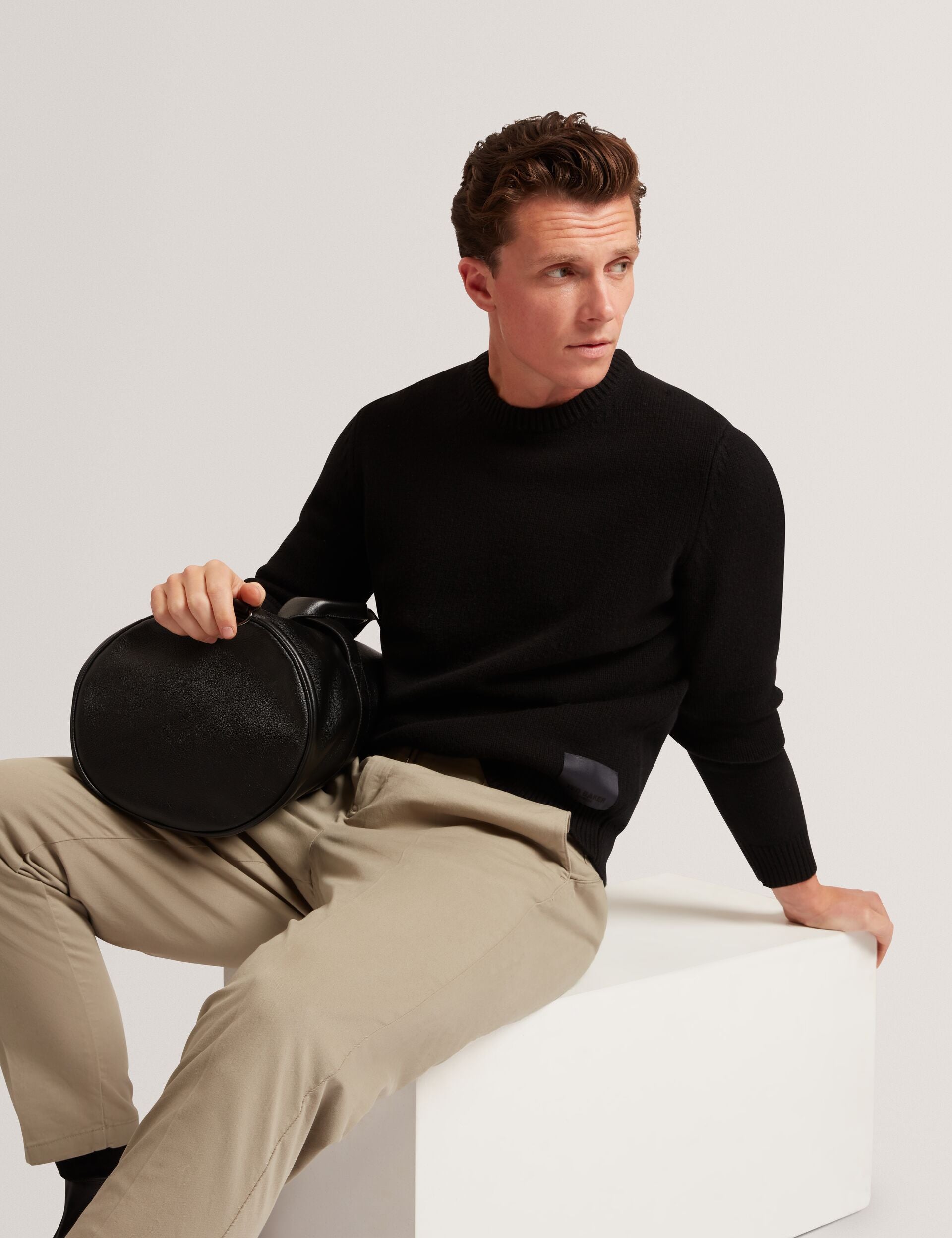 Ted Baker Rost Chunky Knit Crew Neck Jumper