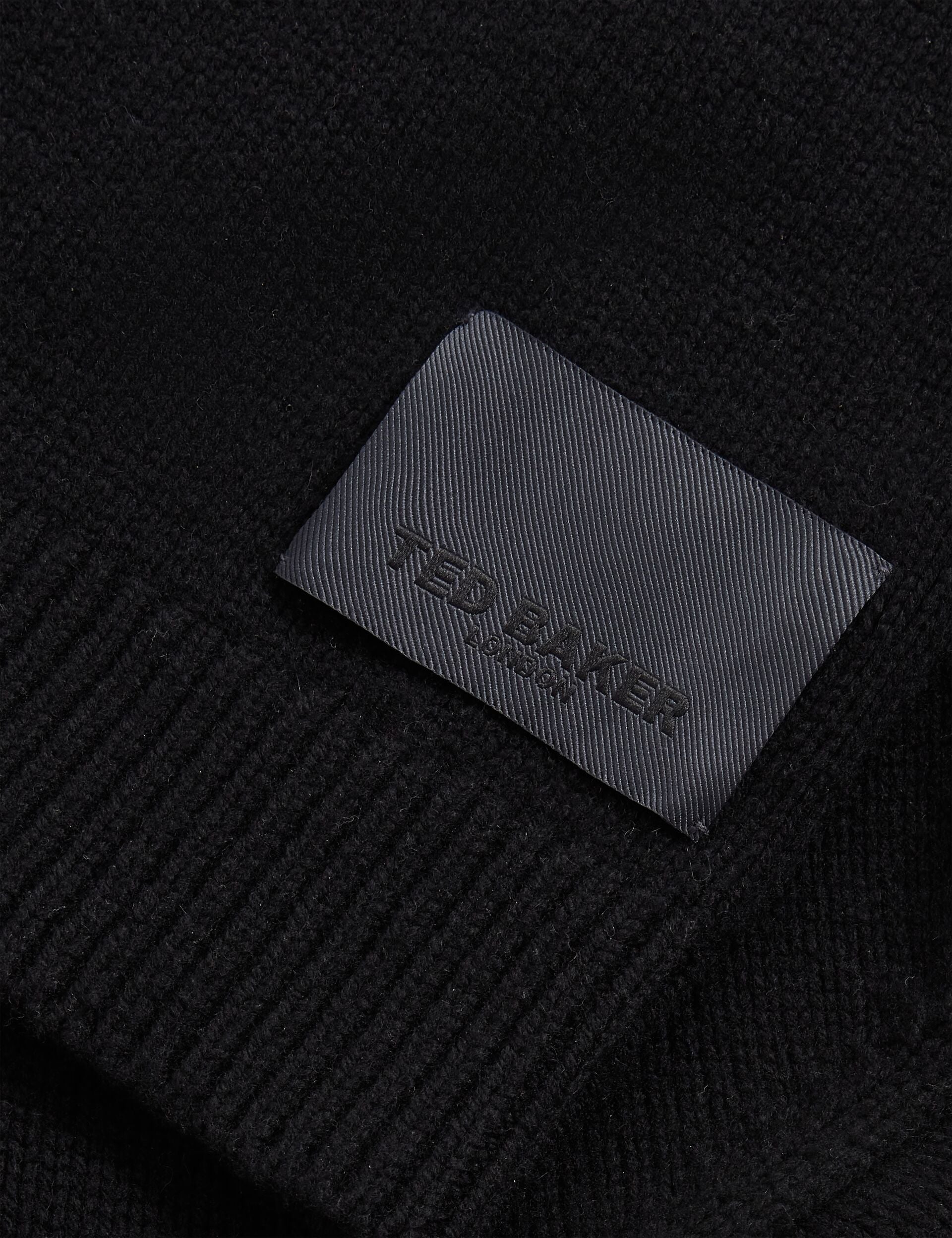 Ted Baker Kins Wool Rich Knit Long Sleeve Hoodie